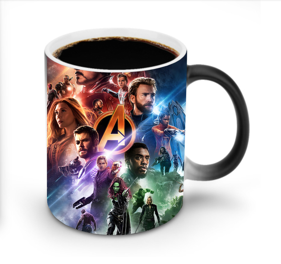 （画像用） アベンジャーズ The Avengers 温度変色マグカップ