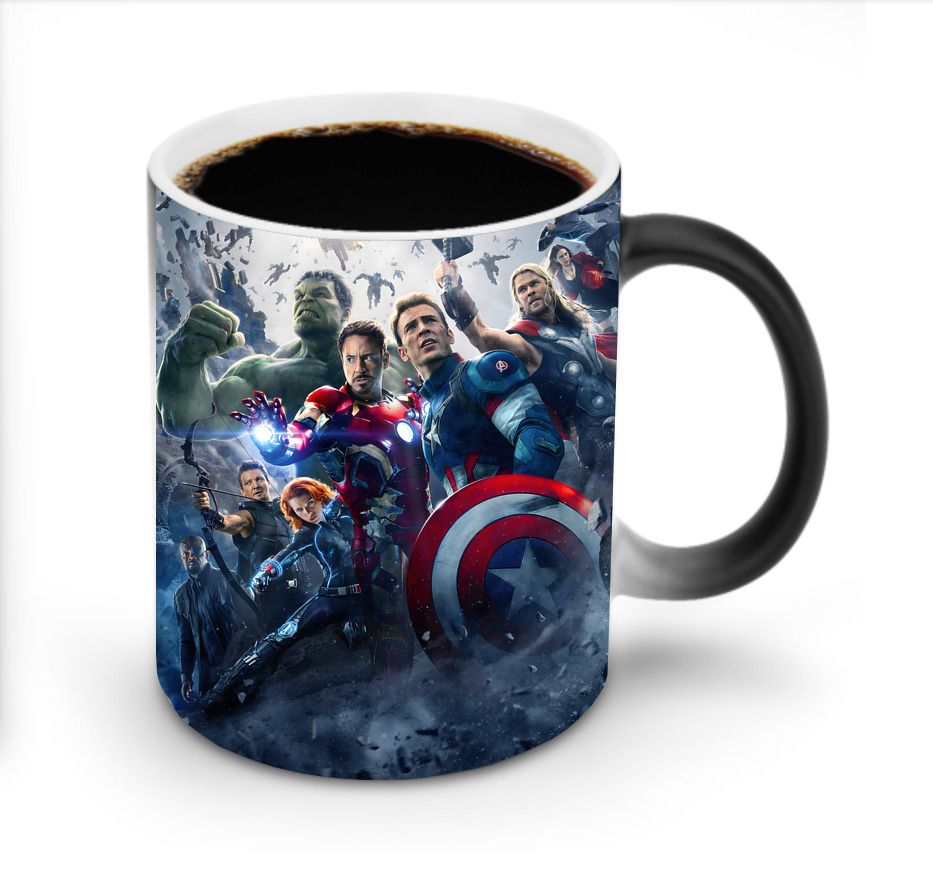 （画像用） アベンジャーズ The Avengers 温度変色マグカップ