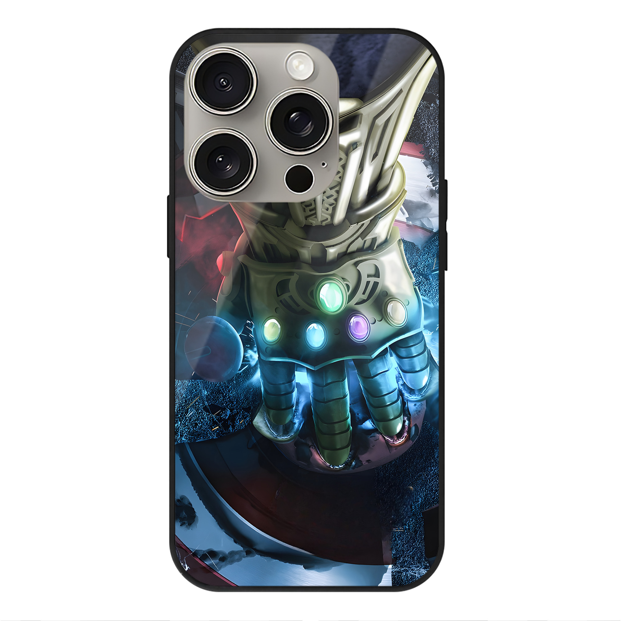 （画像用） アベンジャーズ The Avengers 【iPhone15Pro対応】スマホケース 耐衝撃＆黄変防止 背面ガラス