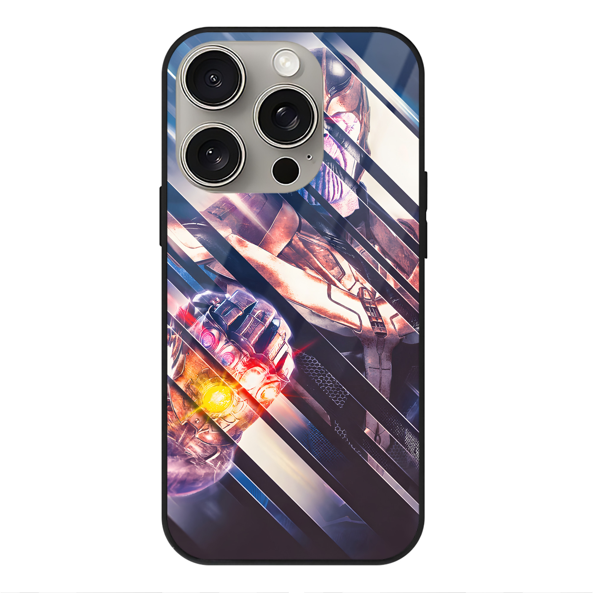 （画像用） アベンジャーズ The Avengers 【iPhone15Pro対応】スマホケース 耐衝撃＆黄変防止 背面ガラス