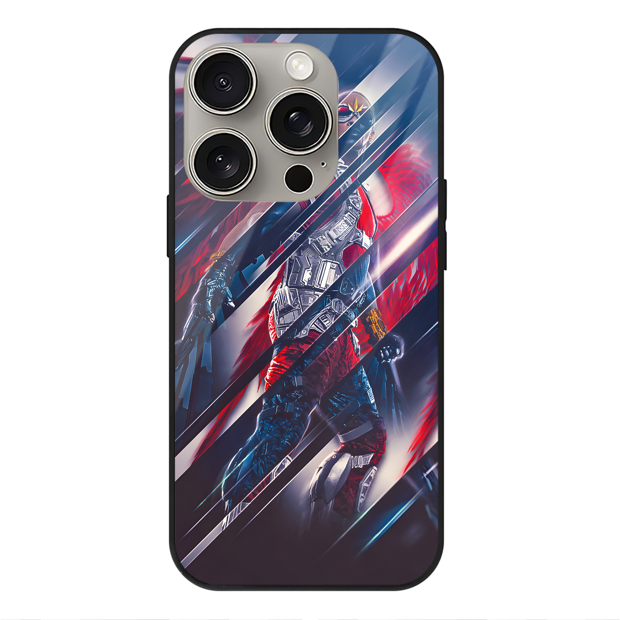 （画像用） アベンジャーズ The Avengers 【iPhone15Pro対応】スマホケース 耐衝撃＆黄変防止 背面ガラス