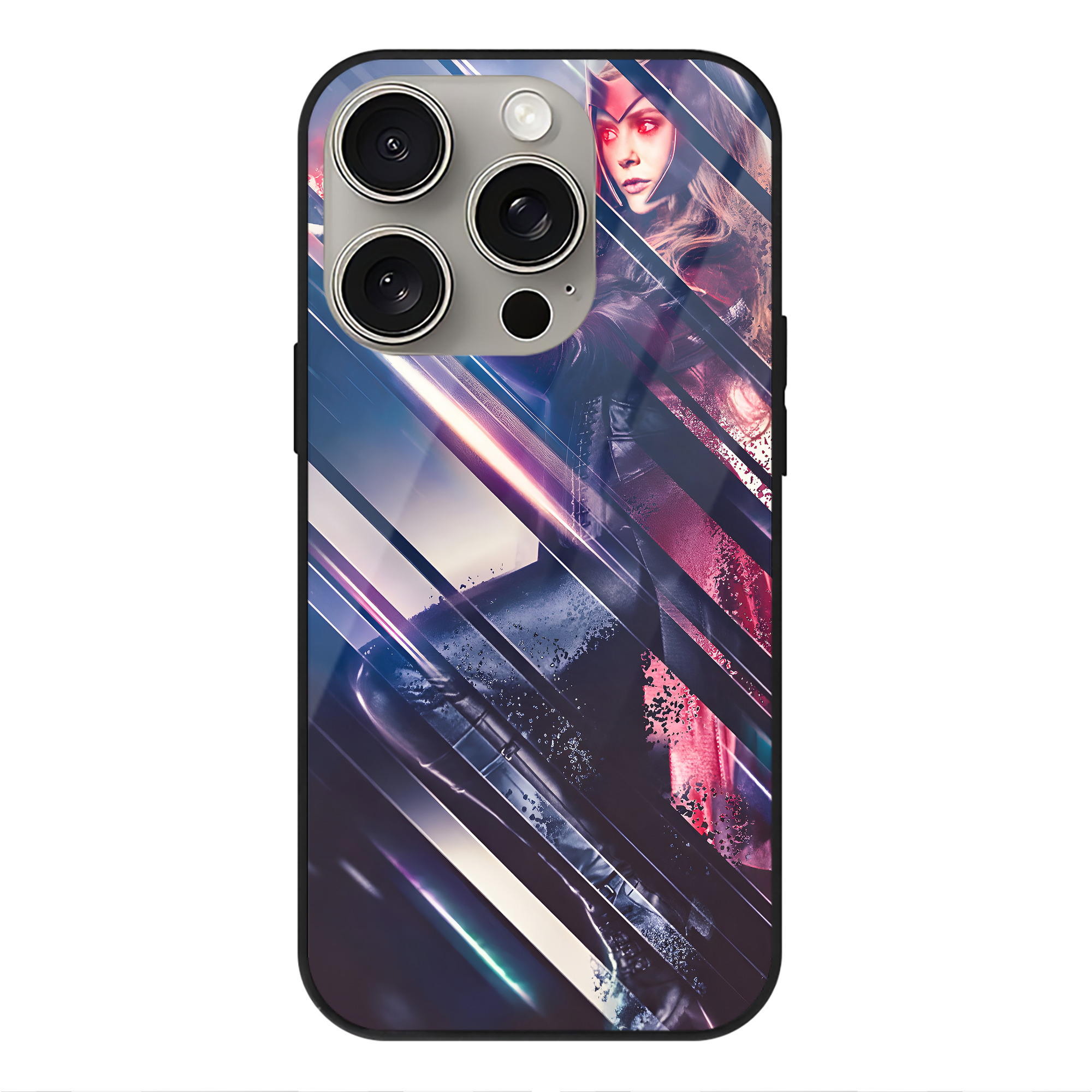 （画像用） アベンジャーズ The Avengers 【iPhone15Pro対応】スマホケース 耐衝撃＆黄変防止 背面ガラス