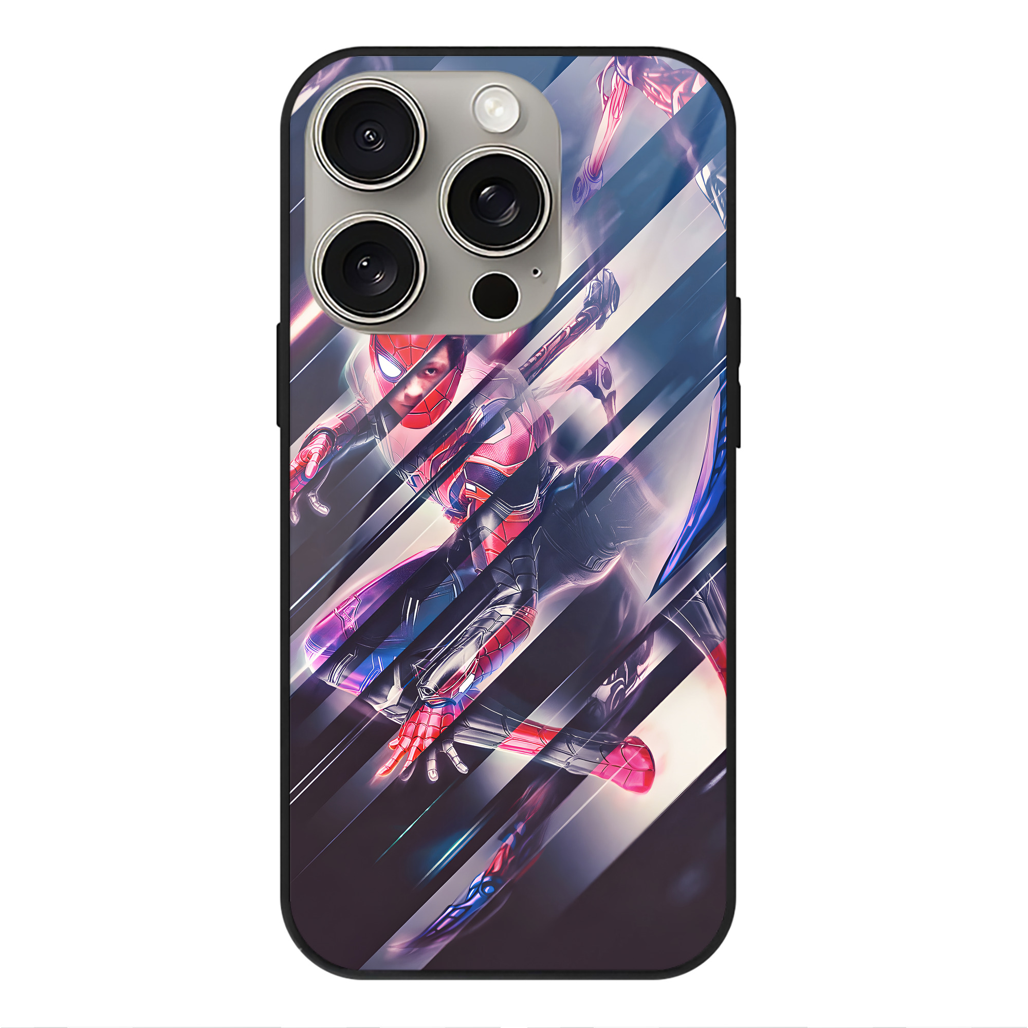 （画像用） アベンジャーズ The Avengers 【iPhone15Pro対応】スマホケース 耐衝撃＆黄変防止 背面ガラス