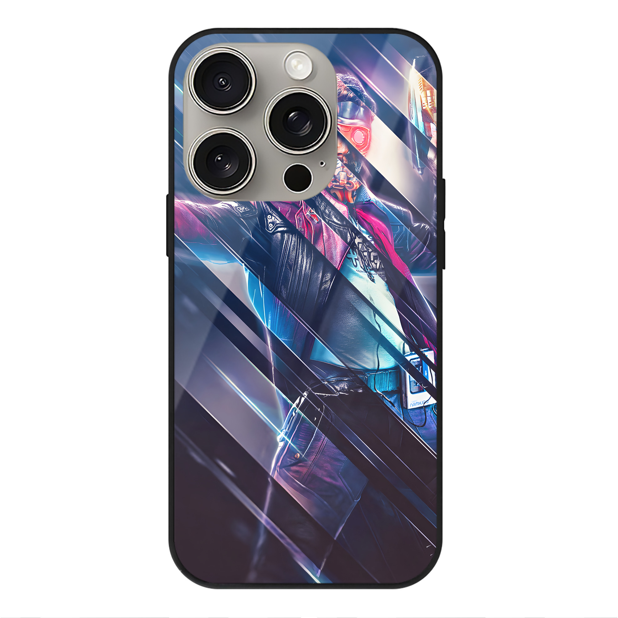 （画像用） アベンジャーズ The Avengers 【iPhone15Pro対応】スマホケース 耐衝撃＆黄変防止 背面ガラス