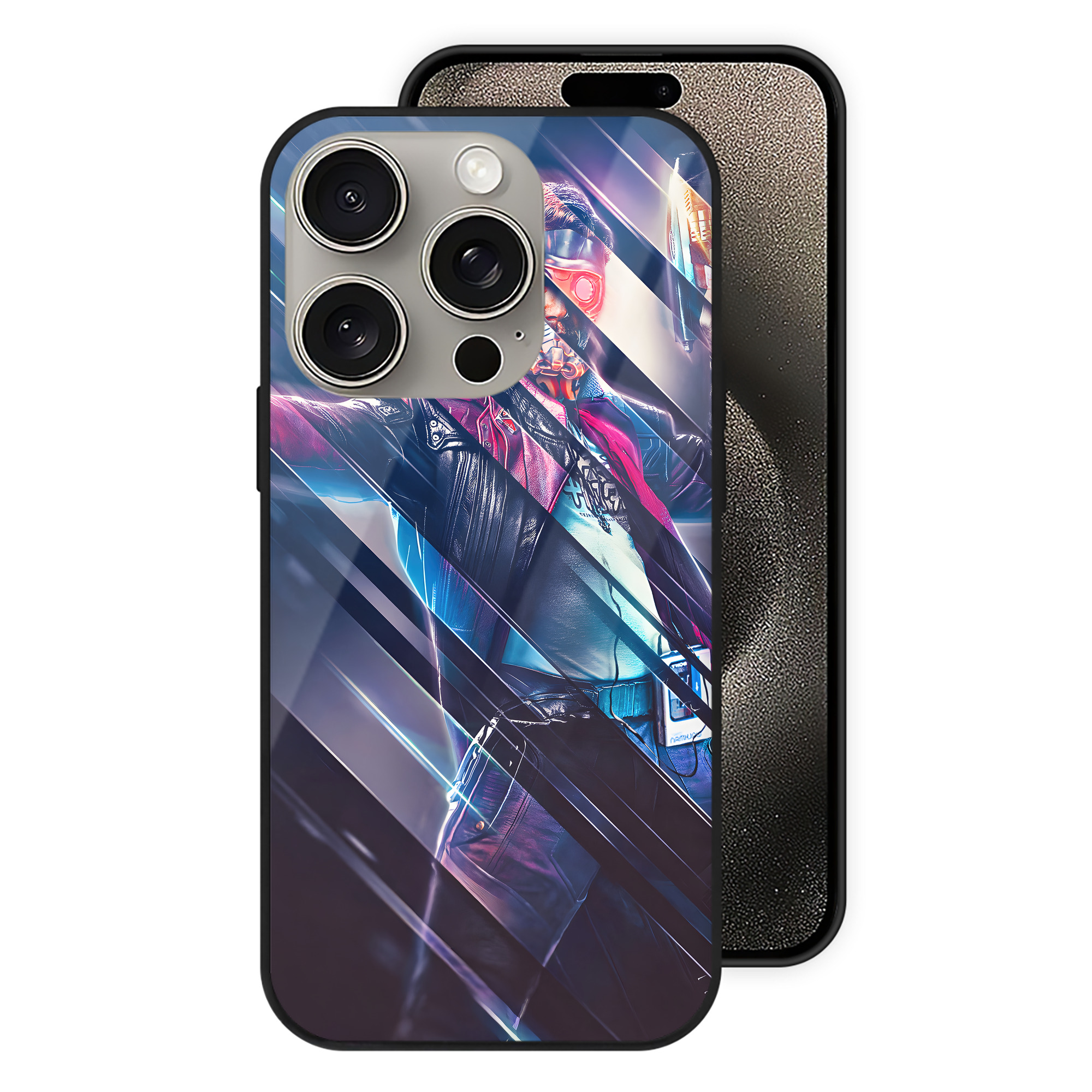 （画像用） アベンジャーズ The Avengers 【iPhone15Pro対応】スマホケース 耐衝撃＆黄変防止 背面ガラス