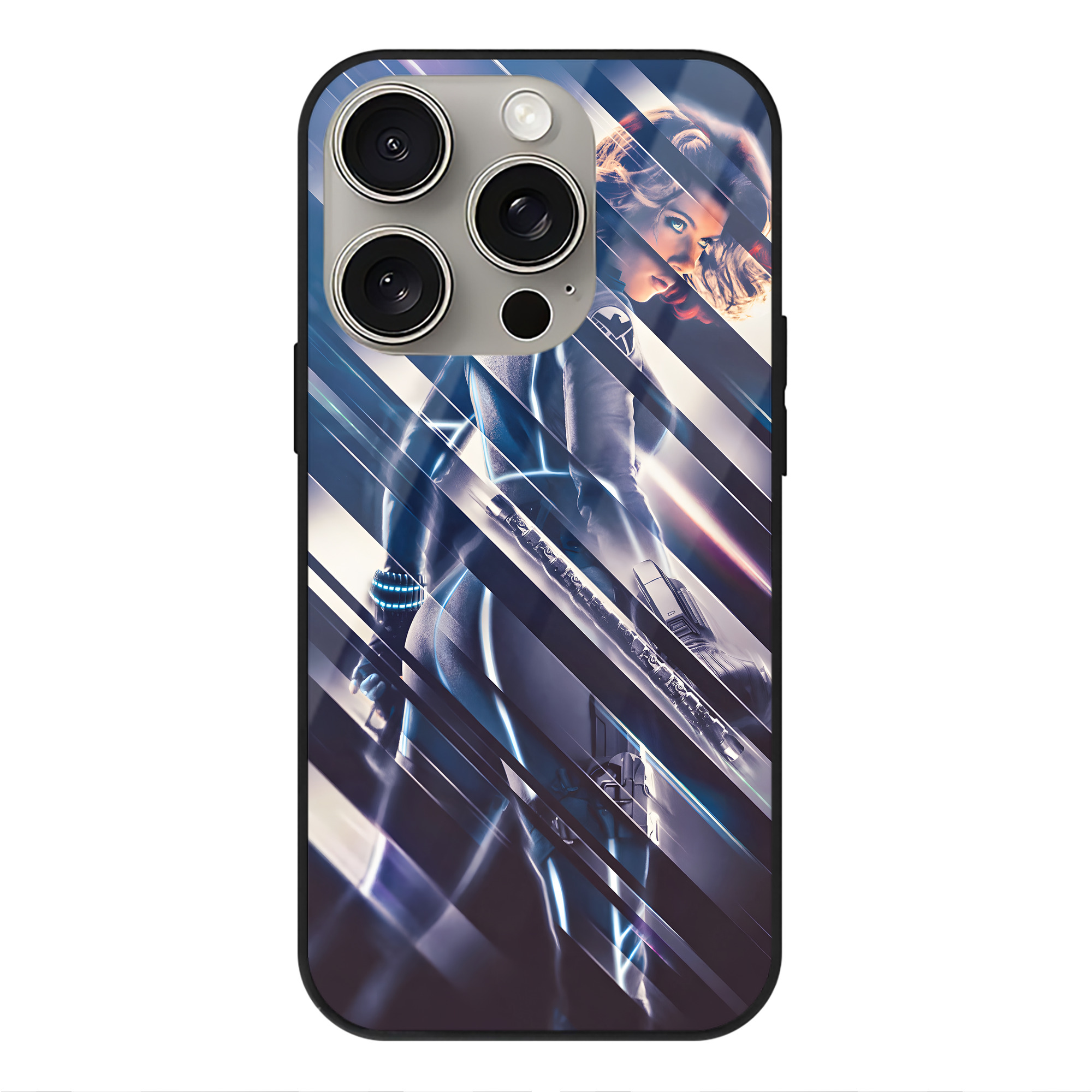 （画像用） アベンジャーズ The Avengers 【iPhone15Pro対応】スマホケース 耐衝撃＆黄変防止 背面ガラス