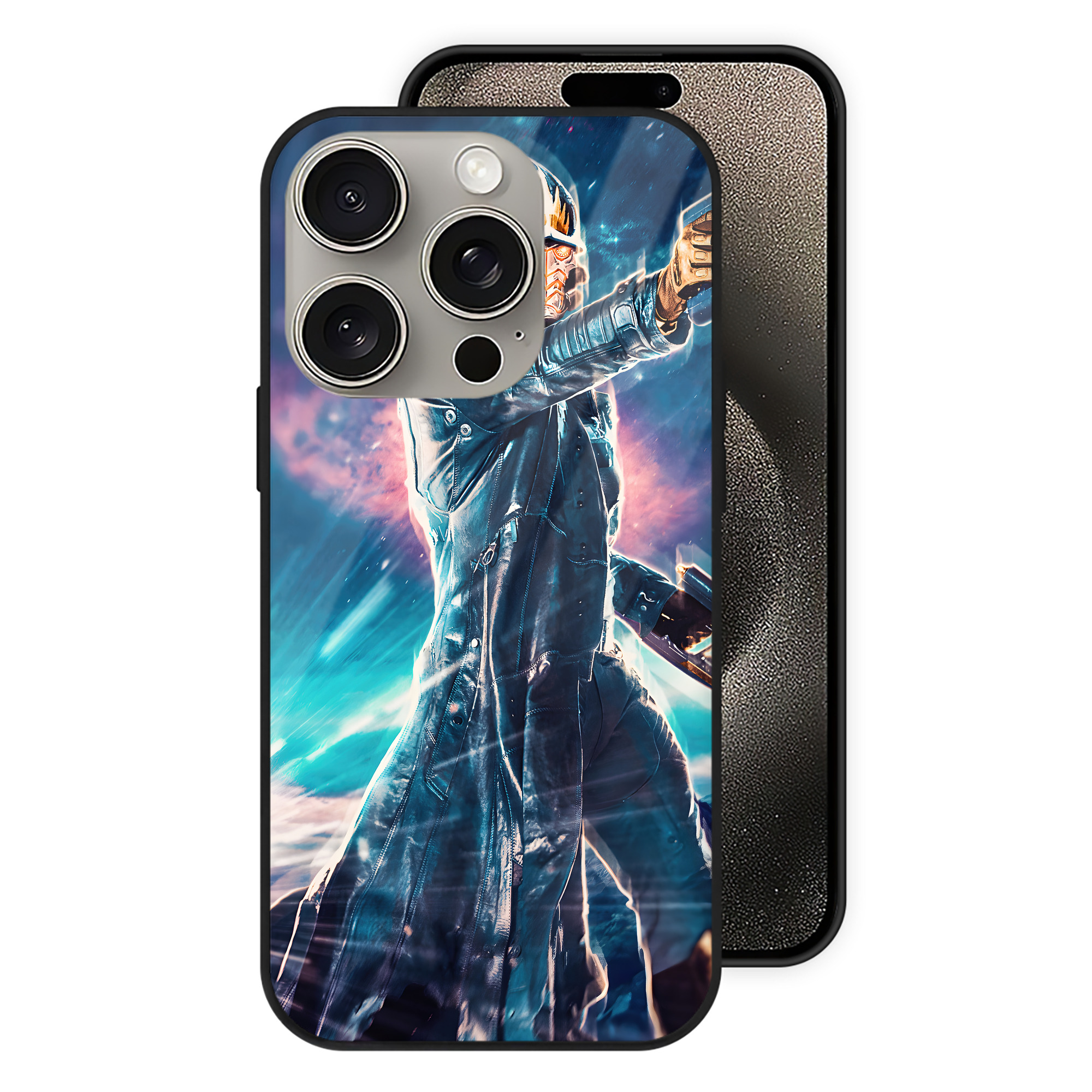（画像用） アベンジャーズ The Avengers 【iPhone15Pro対応】スマホケース 耐衝撃＆黄変防止 背面ガラス