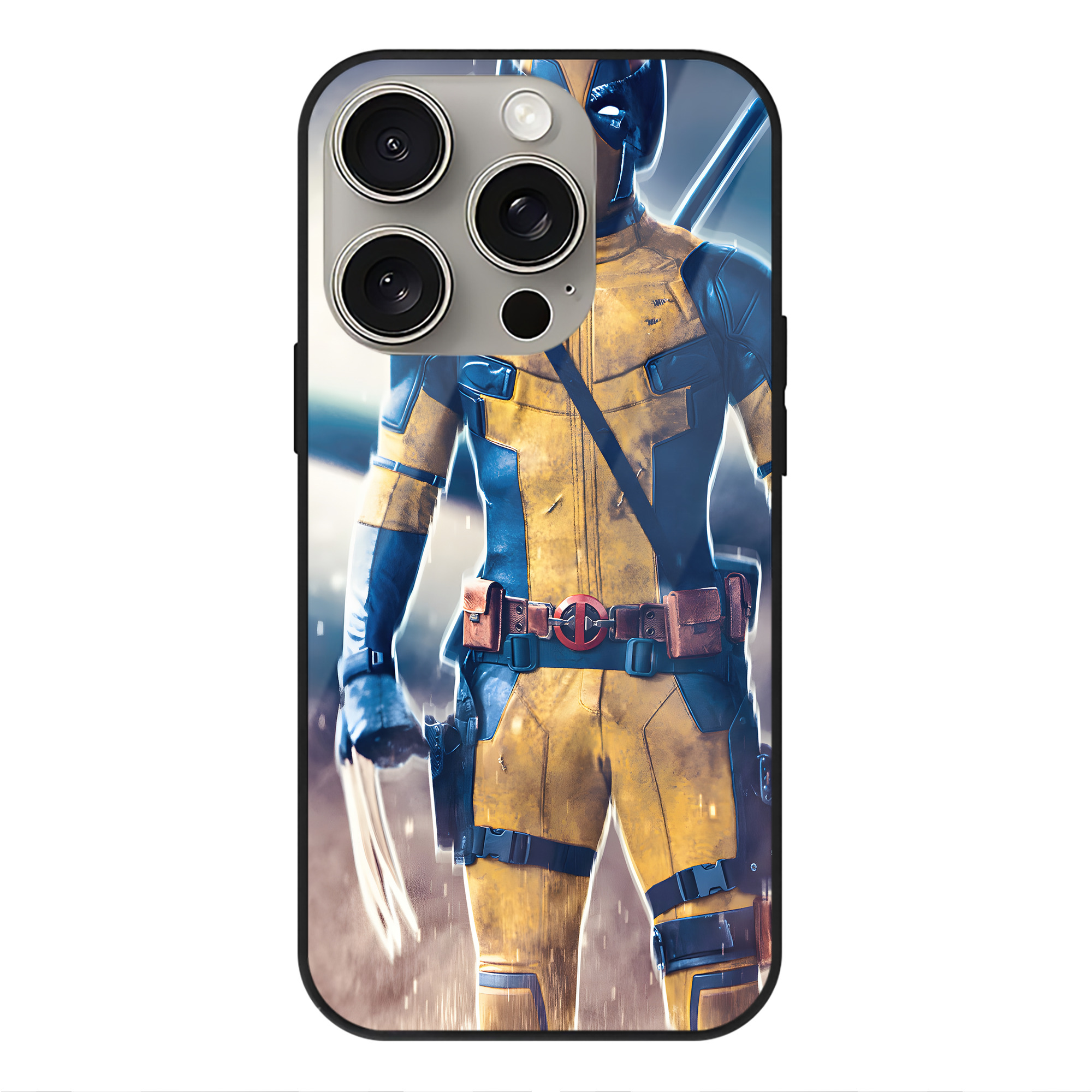 （画像用） アベンジャーズ The Avengers 【iPhone15Pro対応】スマホケース 耐衝撃＆黄変防止 背面ガラス