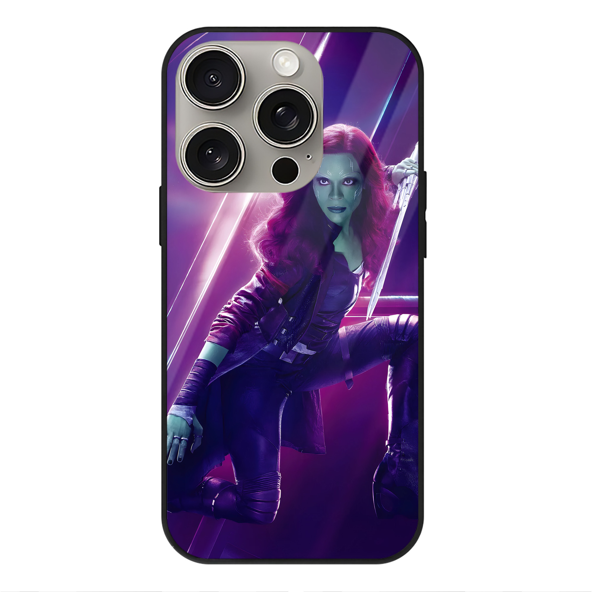 （画像用） アベンジャーズ The Avengers 【iPhone15Pro対応】スマホケース 耐衝撃＆黄変防止 背面ガラス