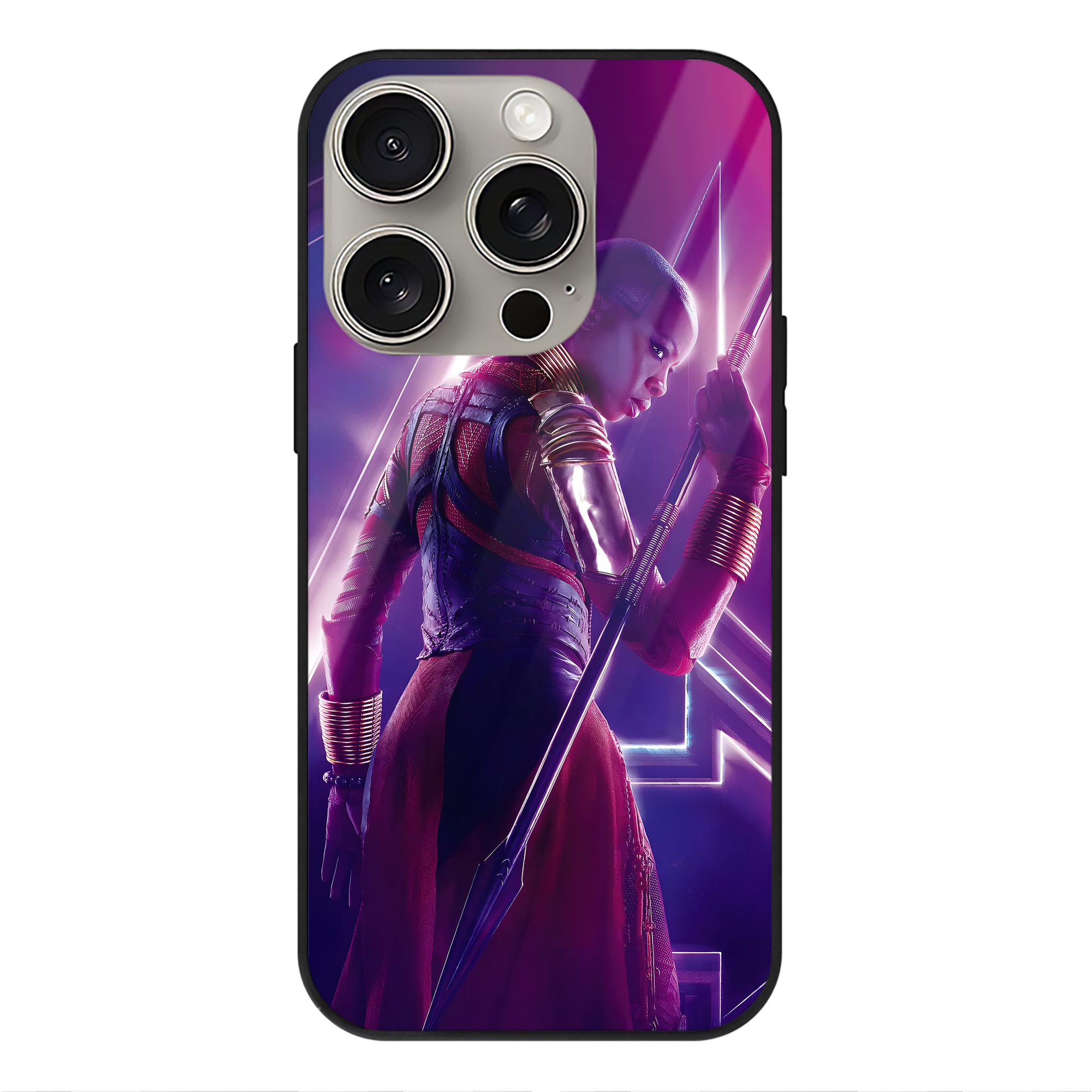 （画像用） アベンジャーズ The Avengers 【iPhone15Pro対応】スマホケース 耐衝撃＆黄変防止 背面ガラス