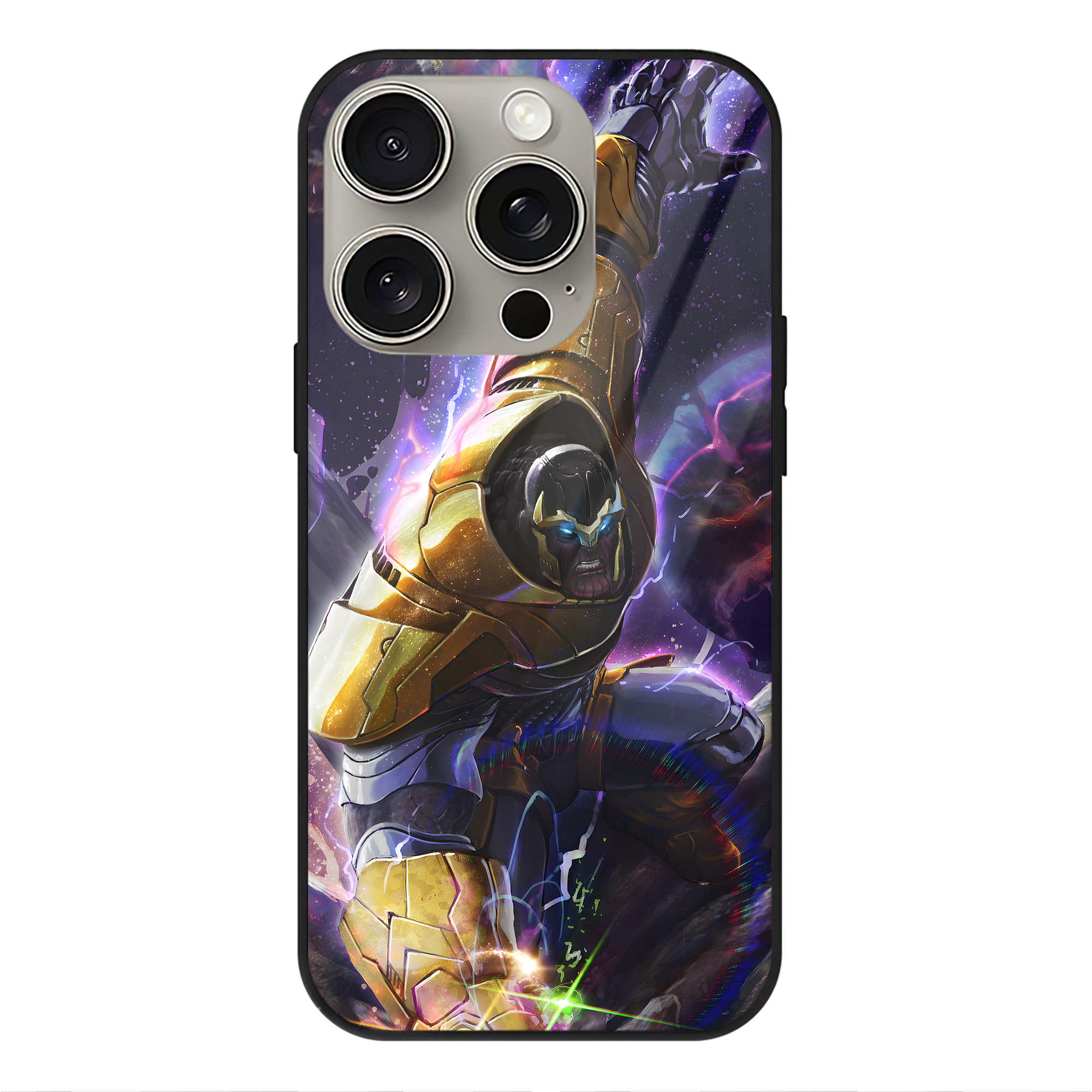 （画像用） アベンジャーズ The Avengers 【iPhone15Pro対応】スマホケース 耐衝撃＆黄変防止 背面ガラス