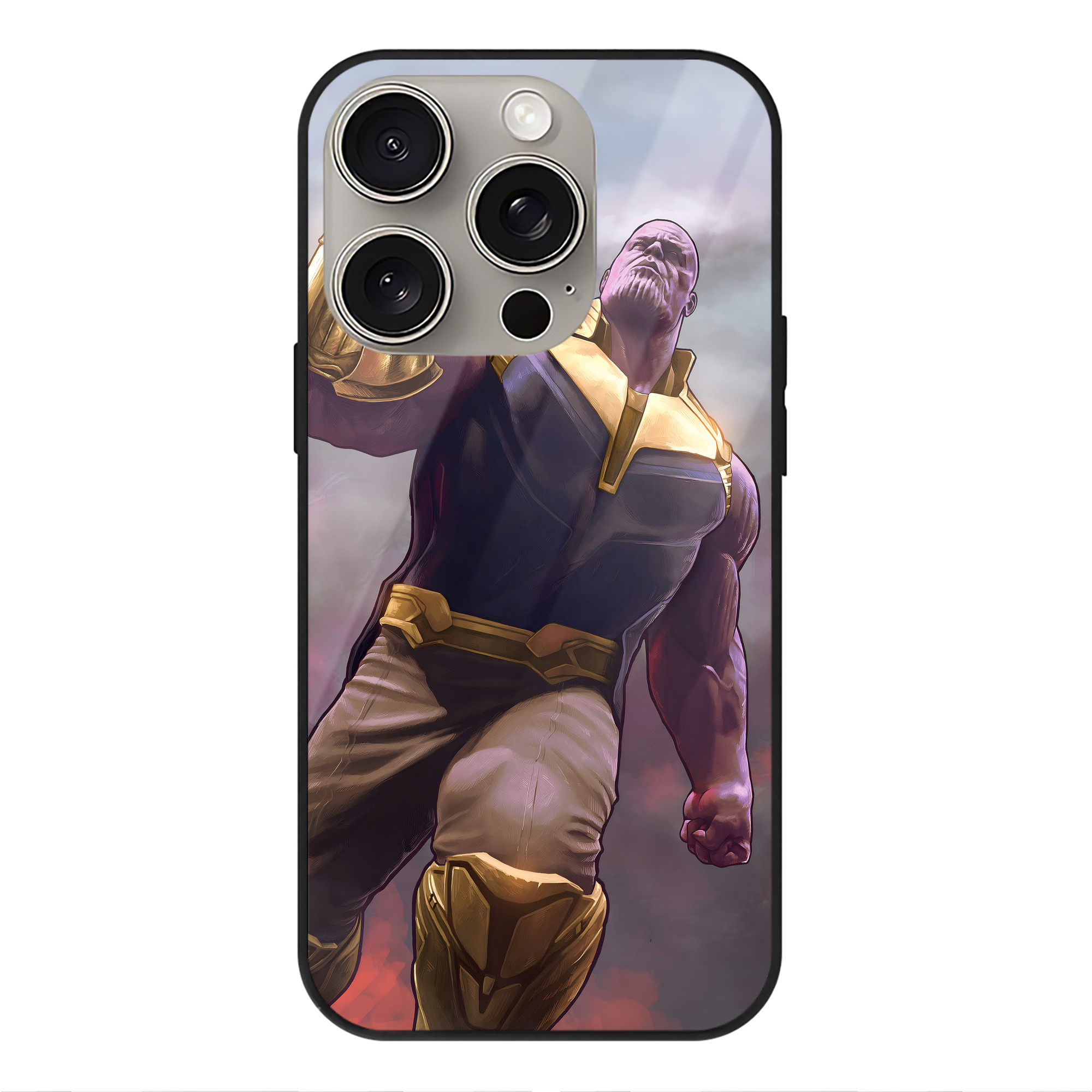 （画像用） アベンジャーズ The Avengers 【iPhone15Pro対応】スマホケース 耐衝撃＆黄変防止 背面ガラス