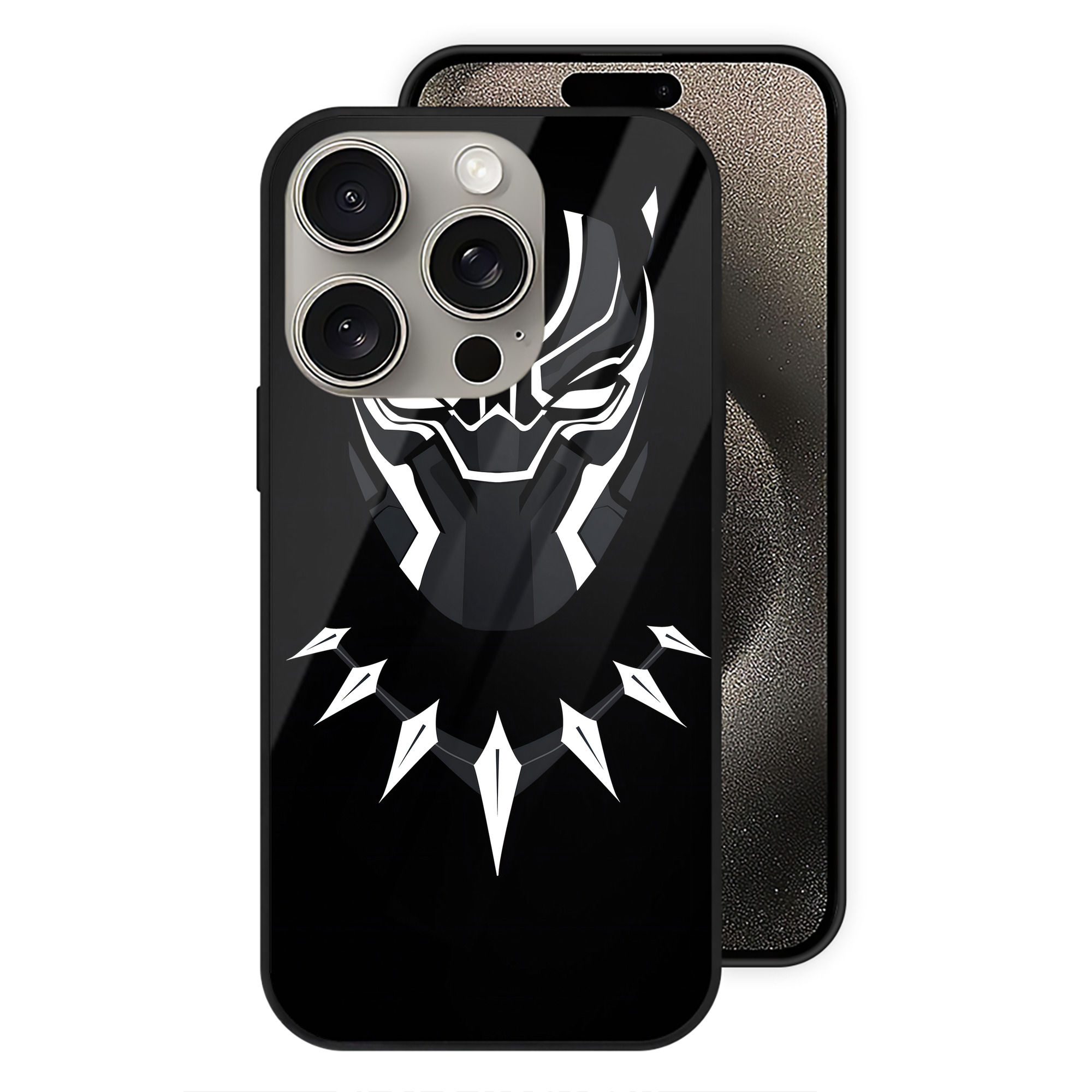 （画像用） アベンジャーズ The Avengers 【iPhone15Pro対応】スマホケース 耐衝撃＆黄変防止 背面ガラス