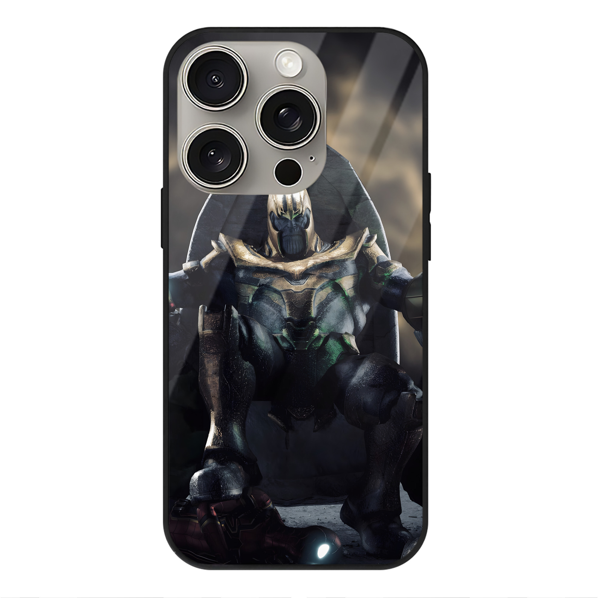 （画像用） アベンジャーズ The Avengers 【iPhone15Pro対応】スマホケース 耐衝撃＆黄変防止 背面ガラス
