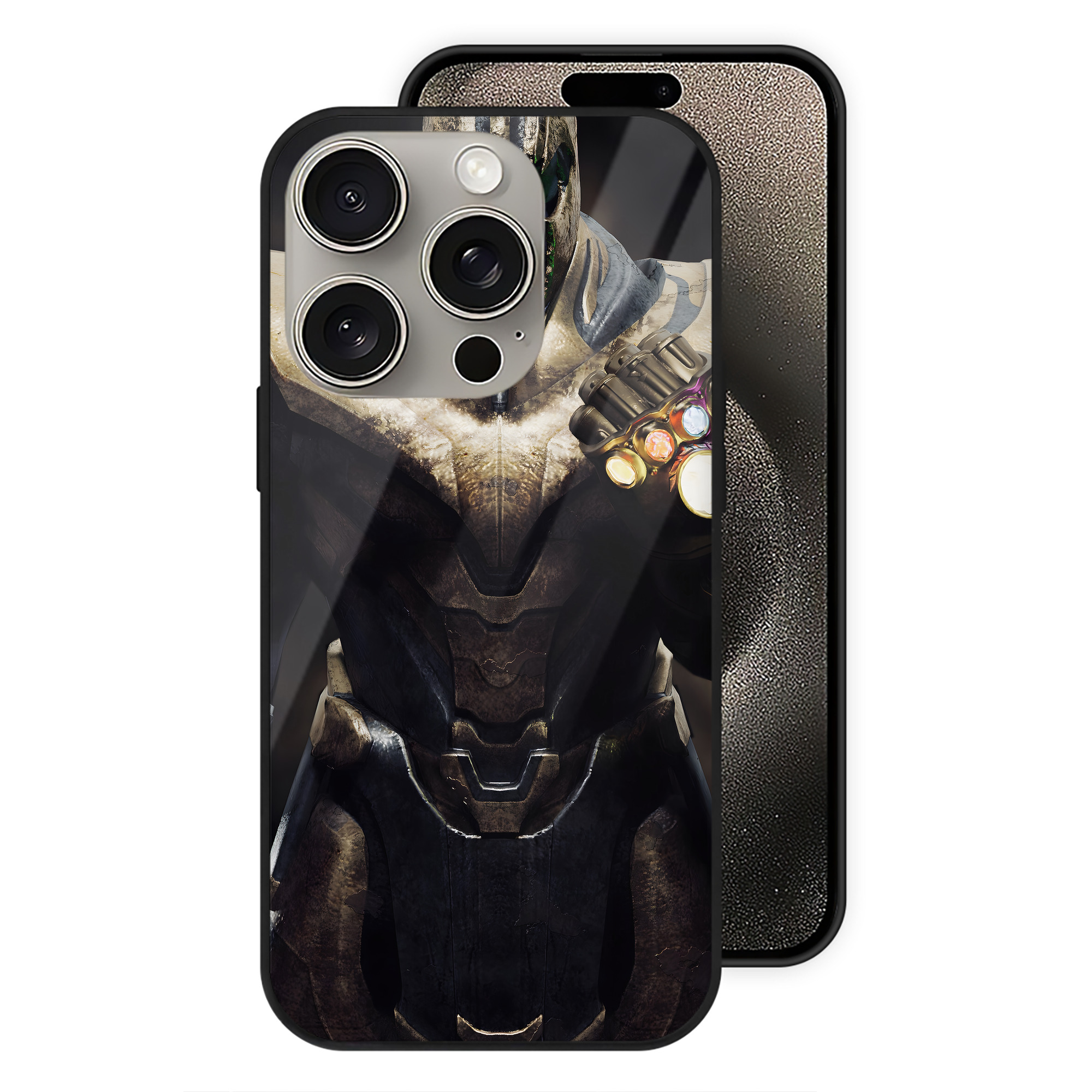 （画像用） アベンジャーズ The Avengers 【iPhone15Pro対応】スマホケース 耐衝撃＆黄変防止 背面ガラス