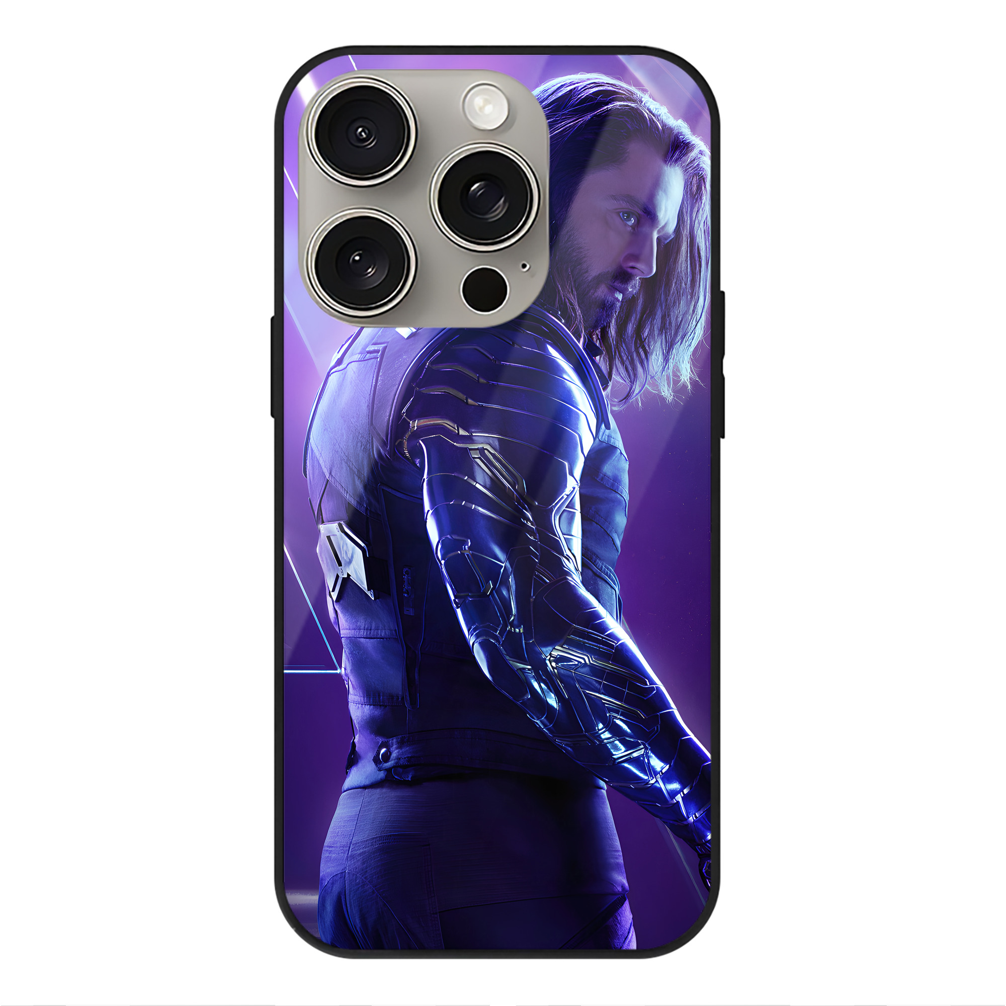 （画像用） アベンジャーズ The Avengers 【iPhone15Pro対応】スマホケース 耐衝撃＆黄変防止 背面ガラス