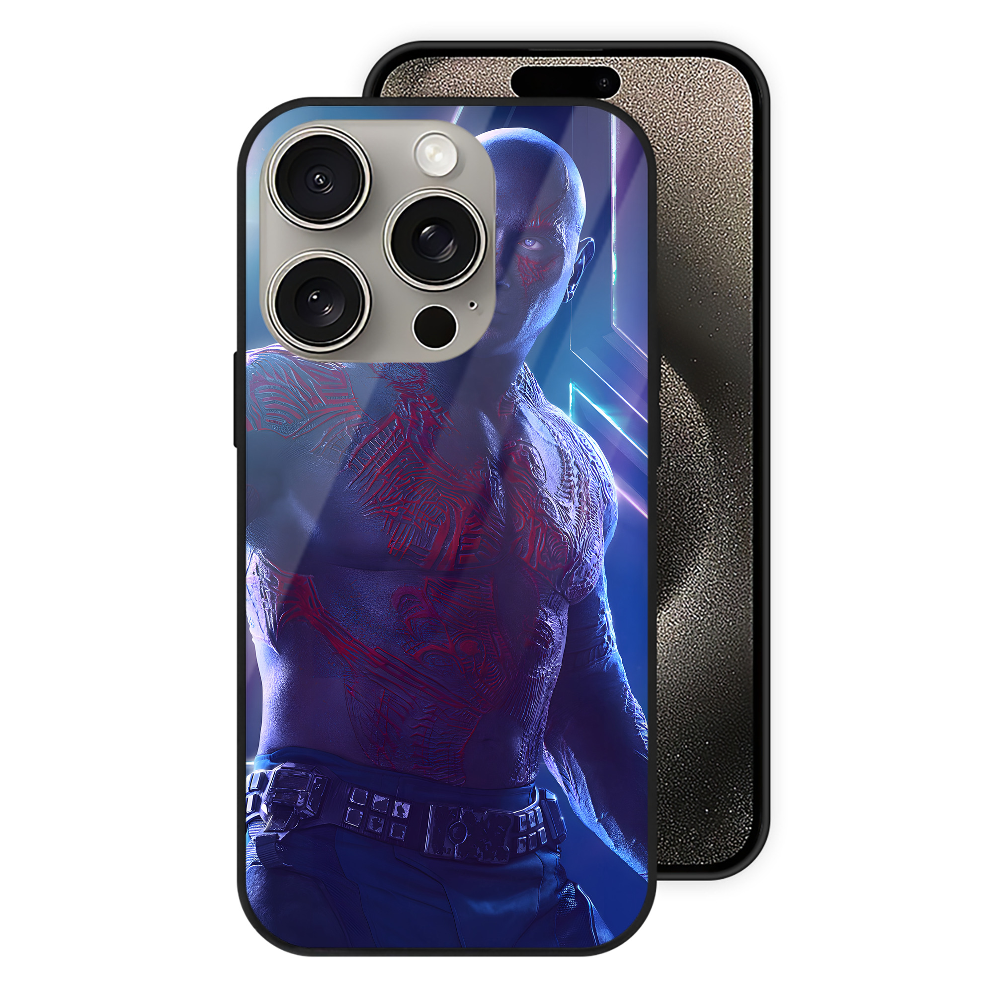 （画像用） アベンジャーズ The Avengers 【iPhone15Pro対応】スマホケース 耐衝撃＆黄変防止 背面ガラス