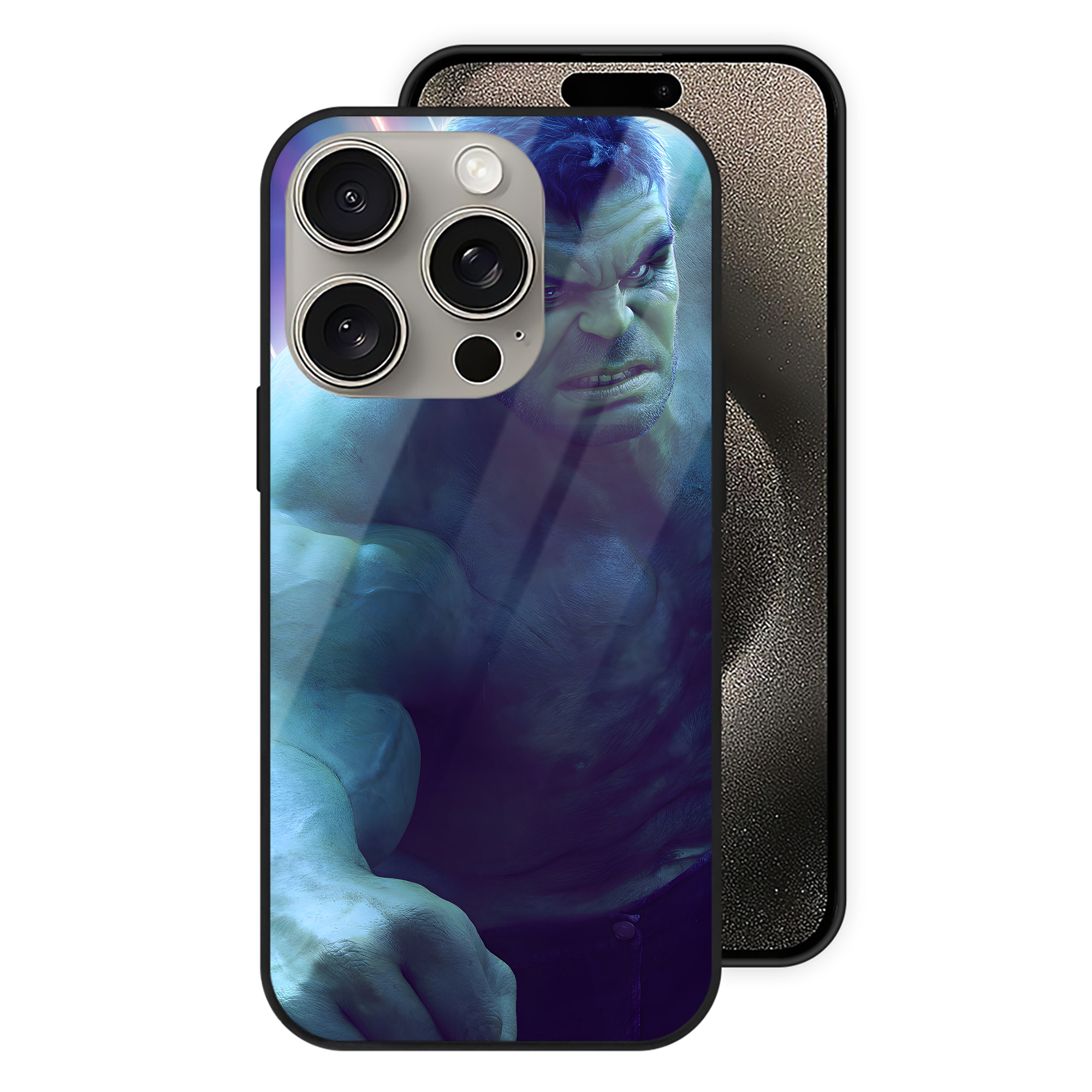 （画像用） アベンジャーズ The Avengers 【iPhone15Pro対応】スマホケース 耐衝撃＆黄変防止 背面ガラス
