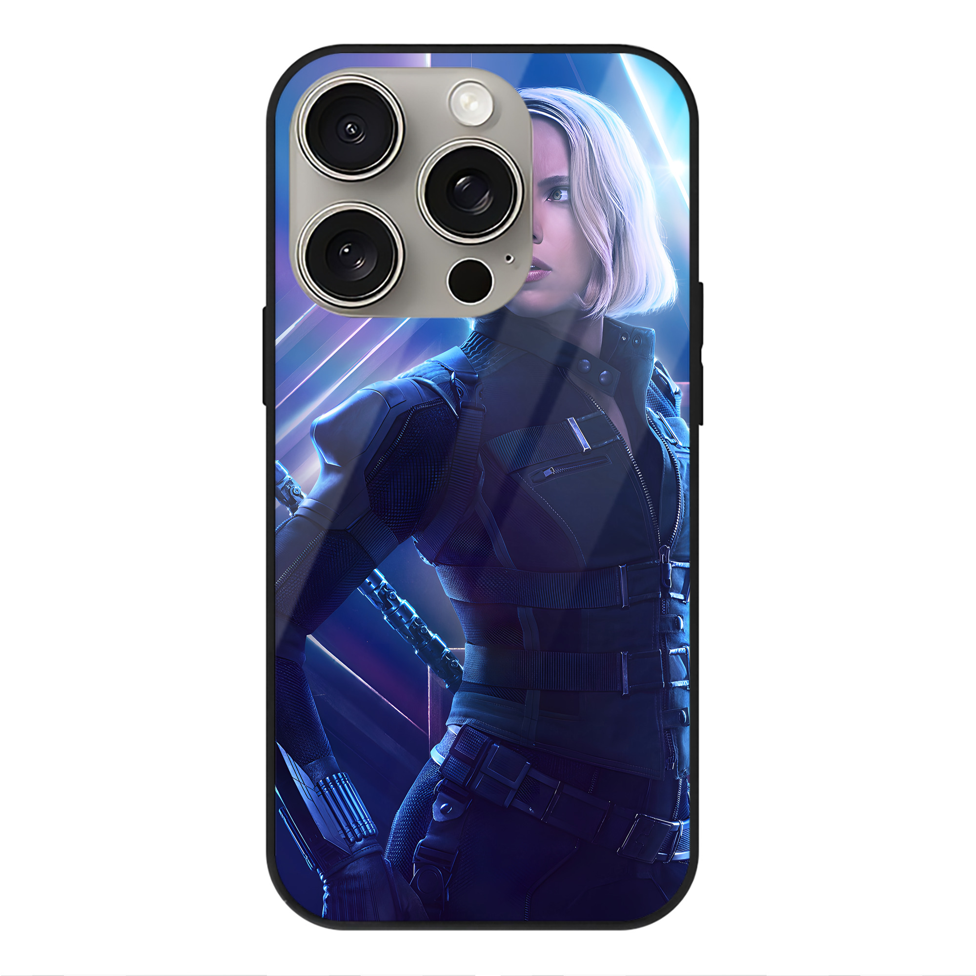 （画像用） アベンジャーズ The Avengers 【iPhone15Pro対応】スマホケース 耐衝撃＆黄変防止 背面ガラス
