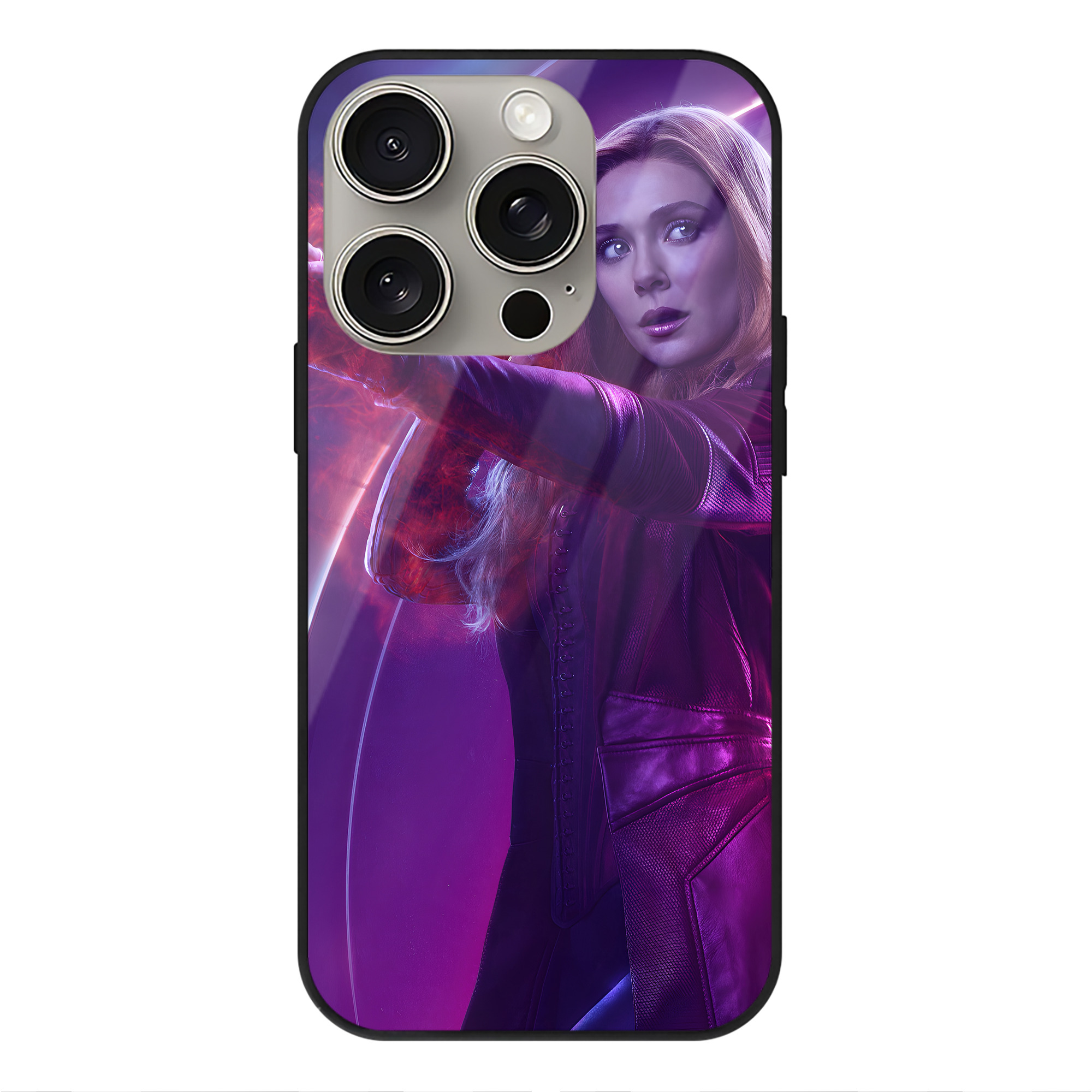 （画像用） アベンジャーズ The Avengers 【iPhone15Pro対応】スマホケース 耐衝撃＆黄変防止 背面ガラス