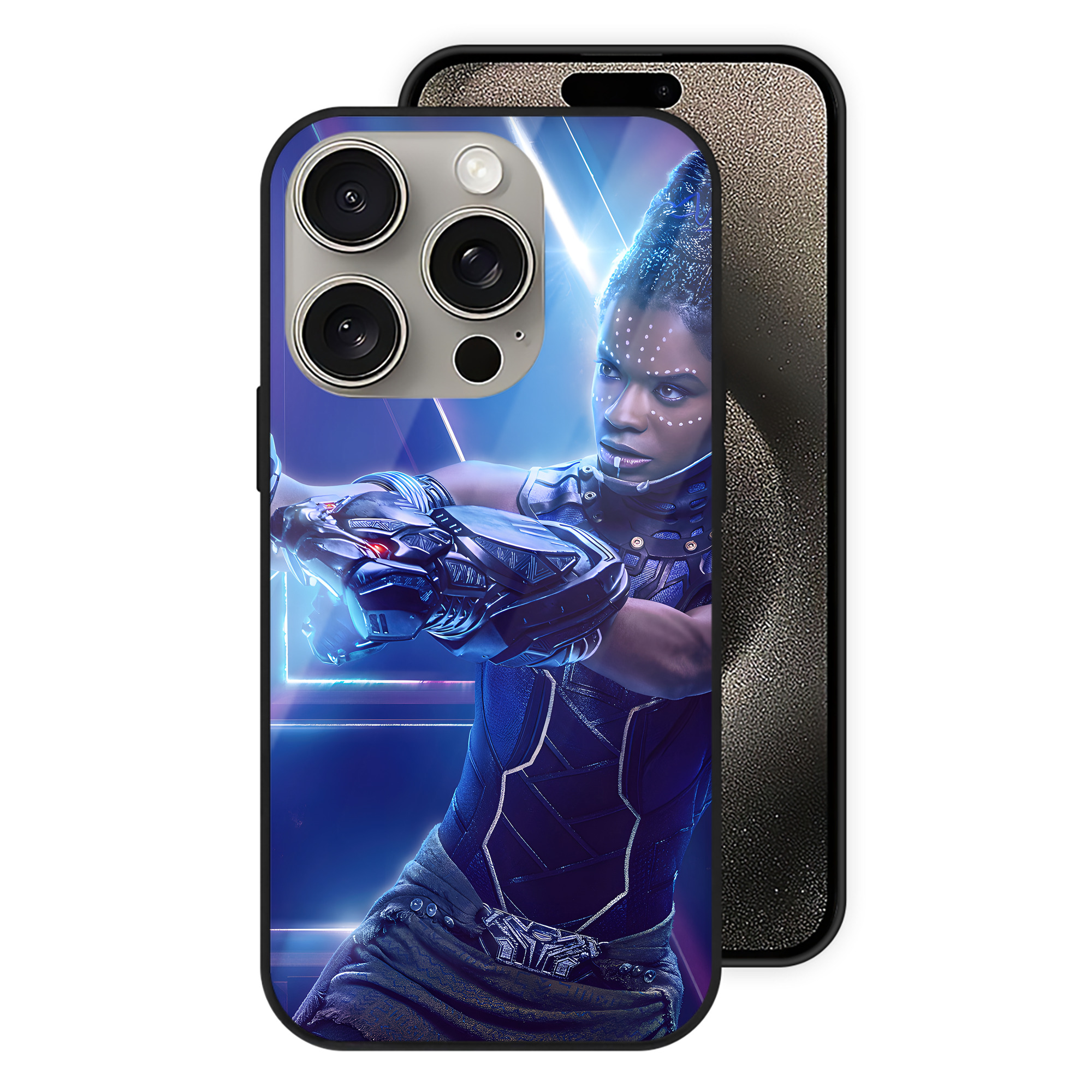 （画像用） アベンジャーズ The Avengers 【iPhone15Pro対応】スマホケース 耐衝撃＆黄変防止 背面ガラス