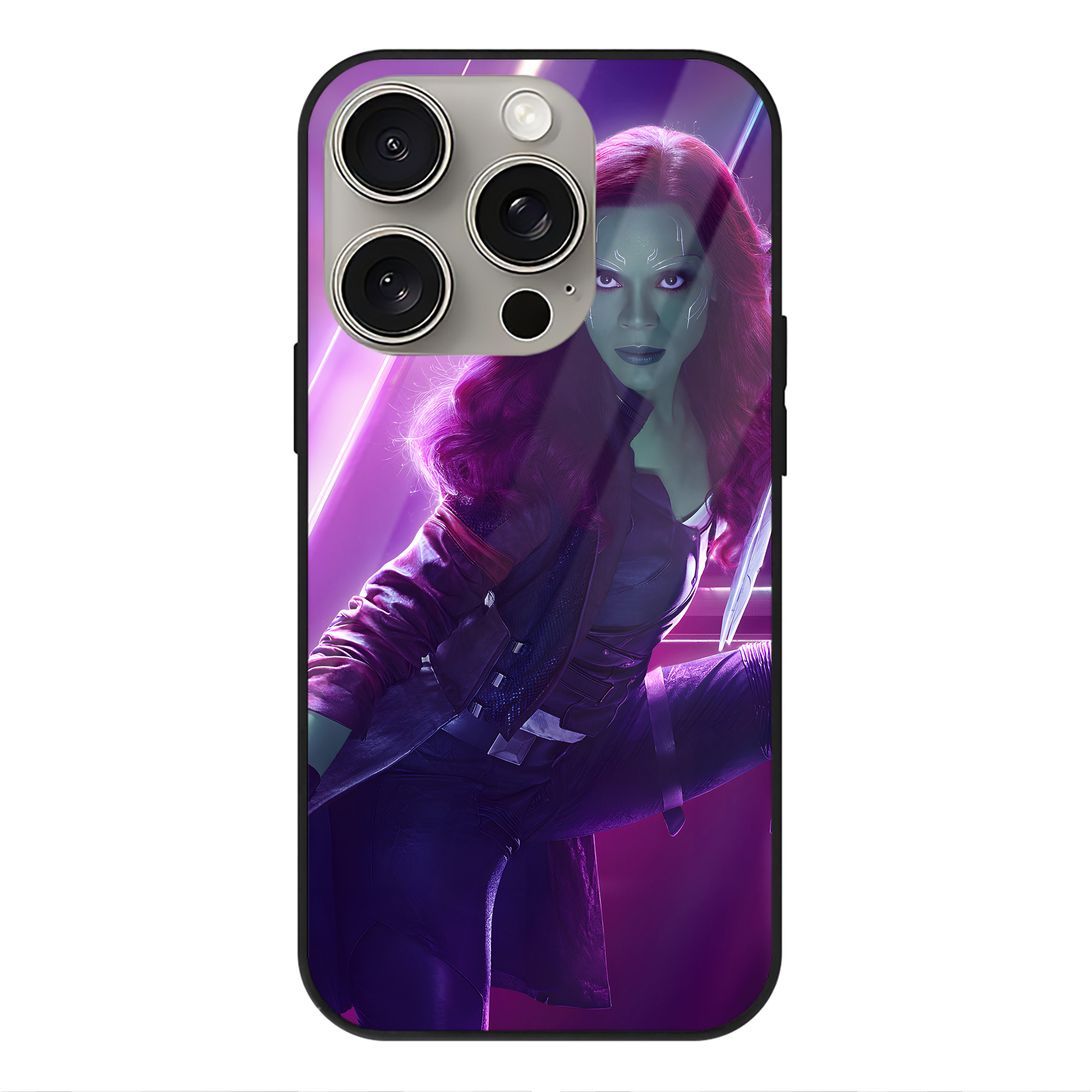 （画像用） アベンジャーズ The Avengers 【iPhone15Pro対応】スマホケース 耐衝撃＆黄変防止 背面ガラス