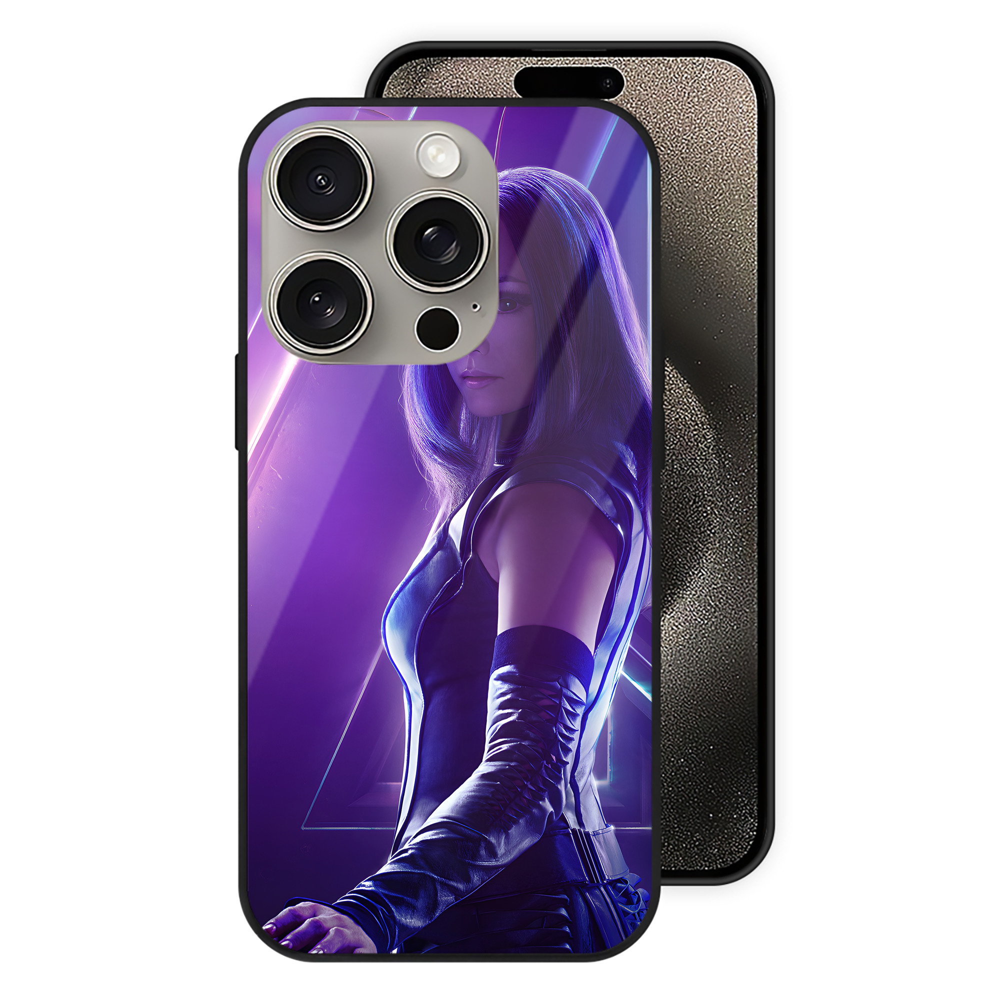 （画像用） アベンジャーズ The Avengers 【iPhone15Pro対応】スマホケース 耐衝撃＆黄変防止 背面ガラス