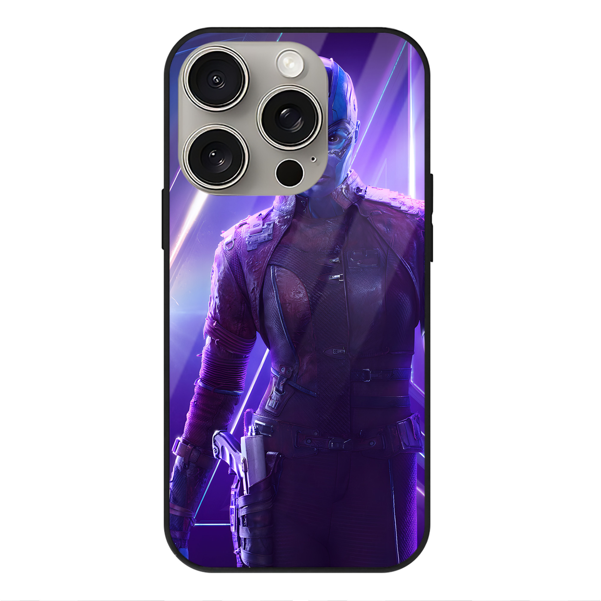 （画像用） アベンジャーズ The Avengers 【iPhone15Pro対応】スマホケース 耐衝撃＆黄変防止 背面ガラス