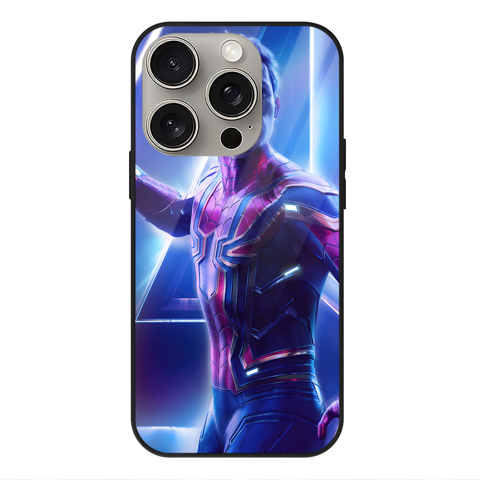 （画像用） アベンジャーズ The Avengers 【iPhone15Pro対応】スマホケース 耐衝撃＆黄変防止 背面ガラス