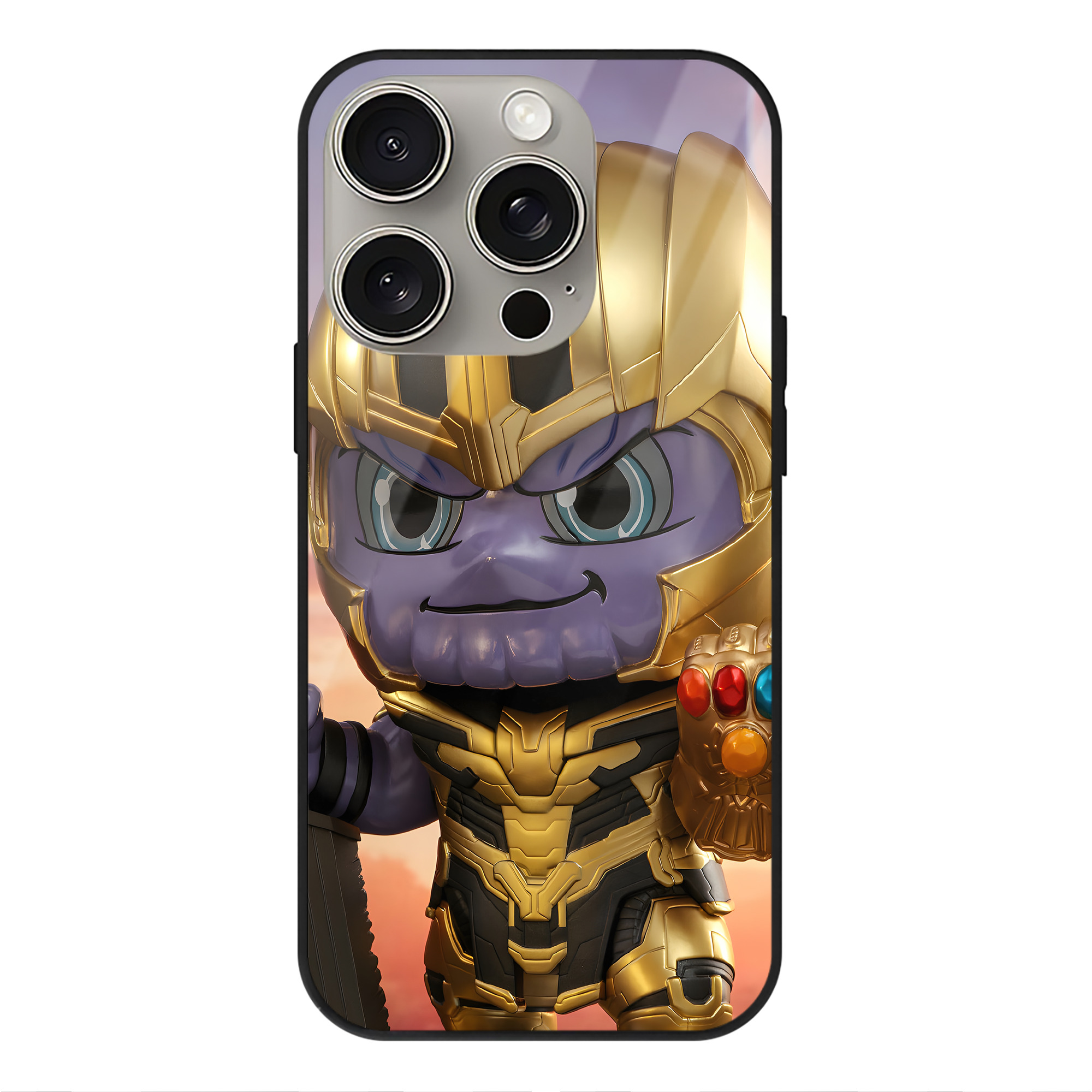 （画像用） アベンジャーズ The Avengers 【iPhone15Pro対応】スマホケース 耐衝撃＆黄変防止 背面ガラス