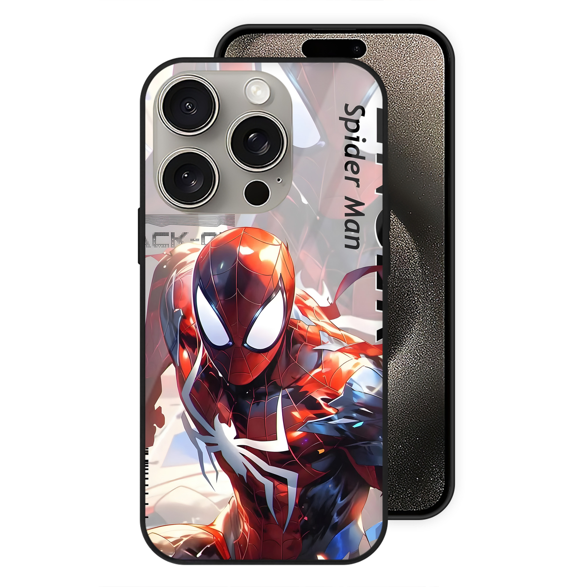 （画像用） アベンジャーズ The Avengers 【iPhone15Pro対応】スマホケース 耐衝撃＆黄変防止 背面ガラス