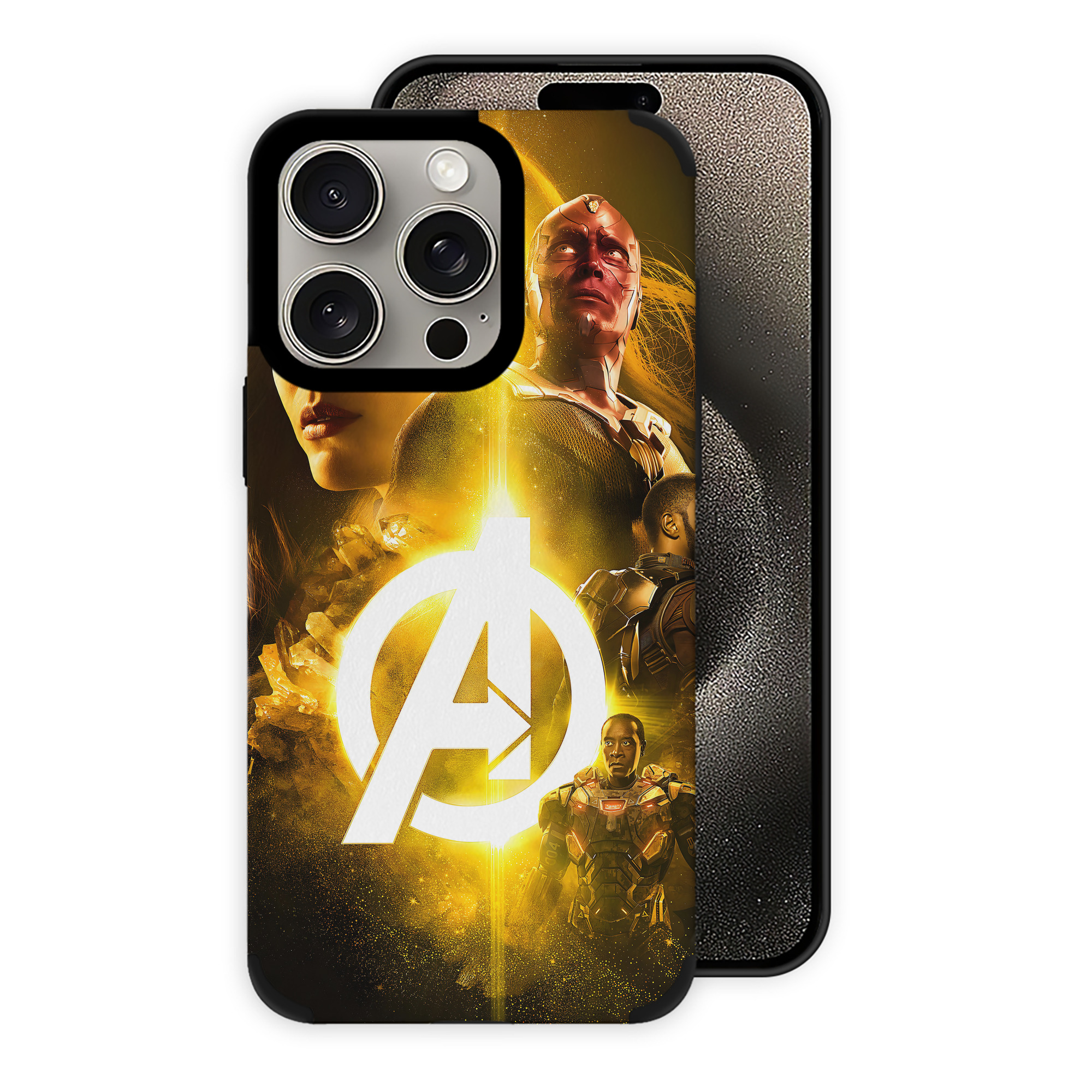 （画像用） アベンジャーズ The Avengers 【iPhone15ProMax対応】 PUレザー スマホケース 耐衝撃＆黄変防止