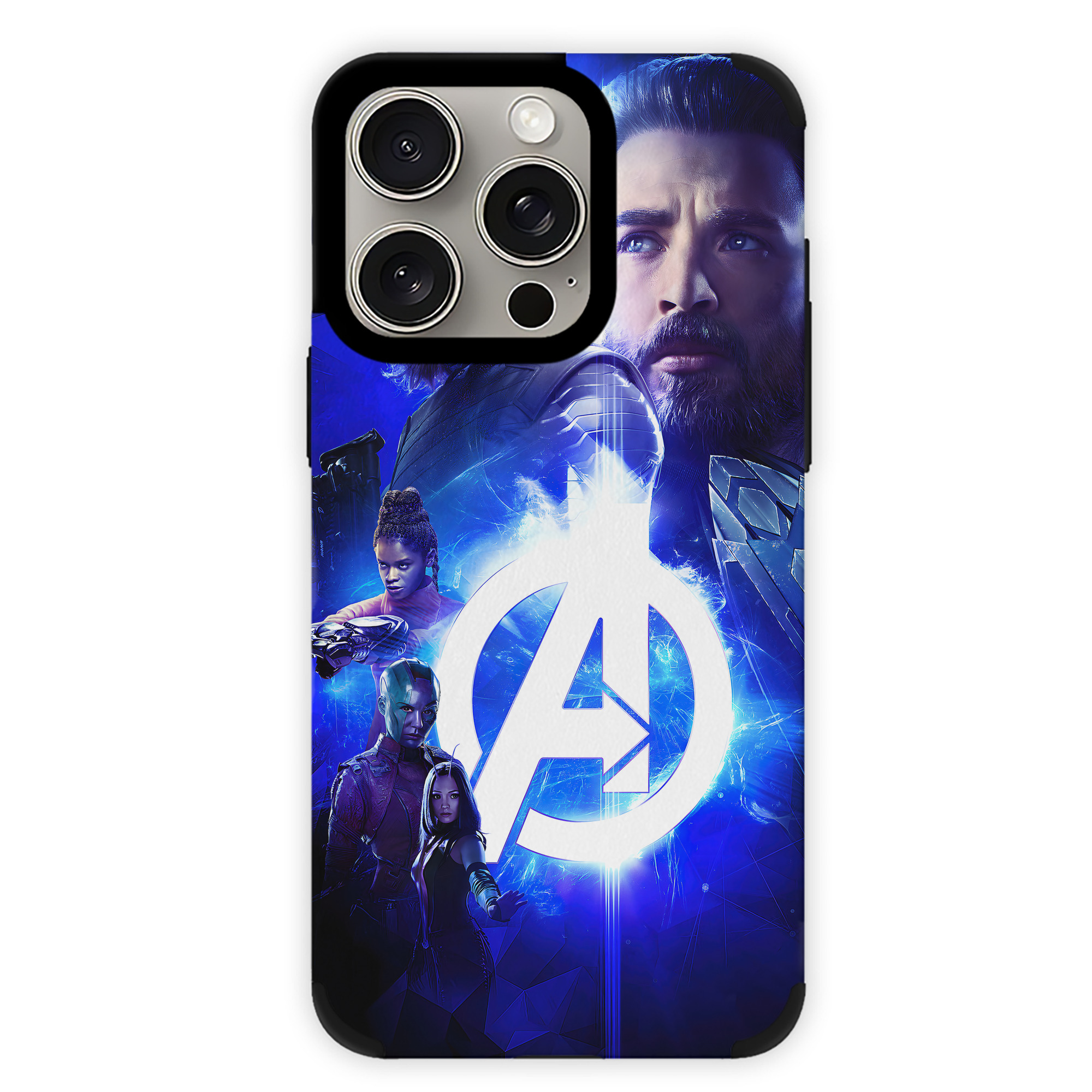（画像用） アベンジャーズ The Avengers 【iPhone15ProMax対応】 PUレザー スマホケース 耐衝撃＆黄変防止