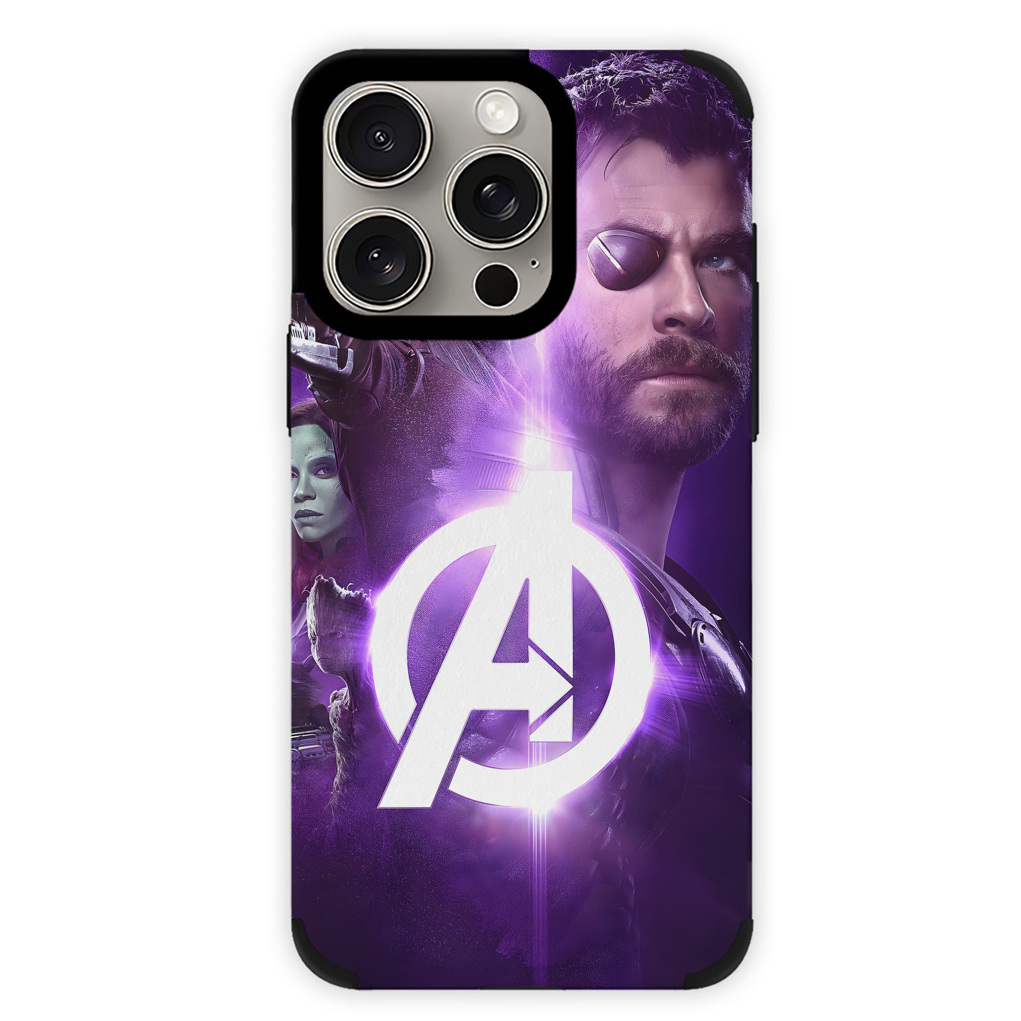 （画像用） アベンジャーズ The Avengers 【iPhone15ProMax対応】 PUレザー スマホケース 耐衝撃＆黄変防止