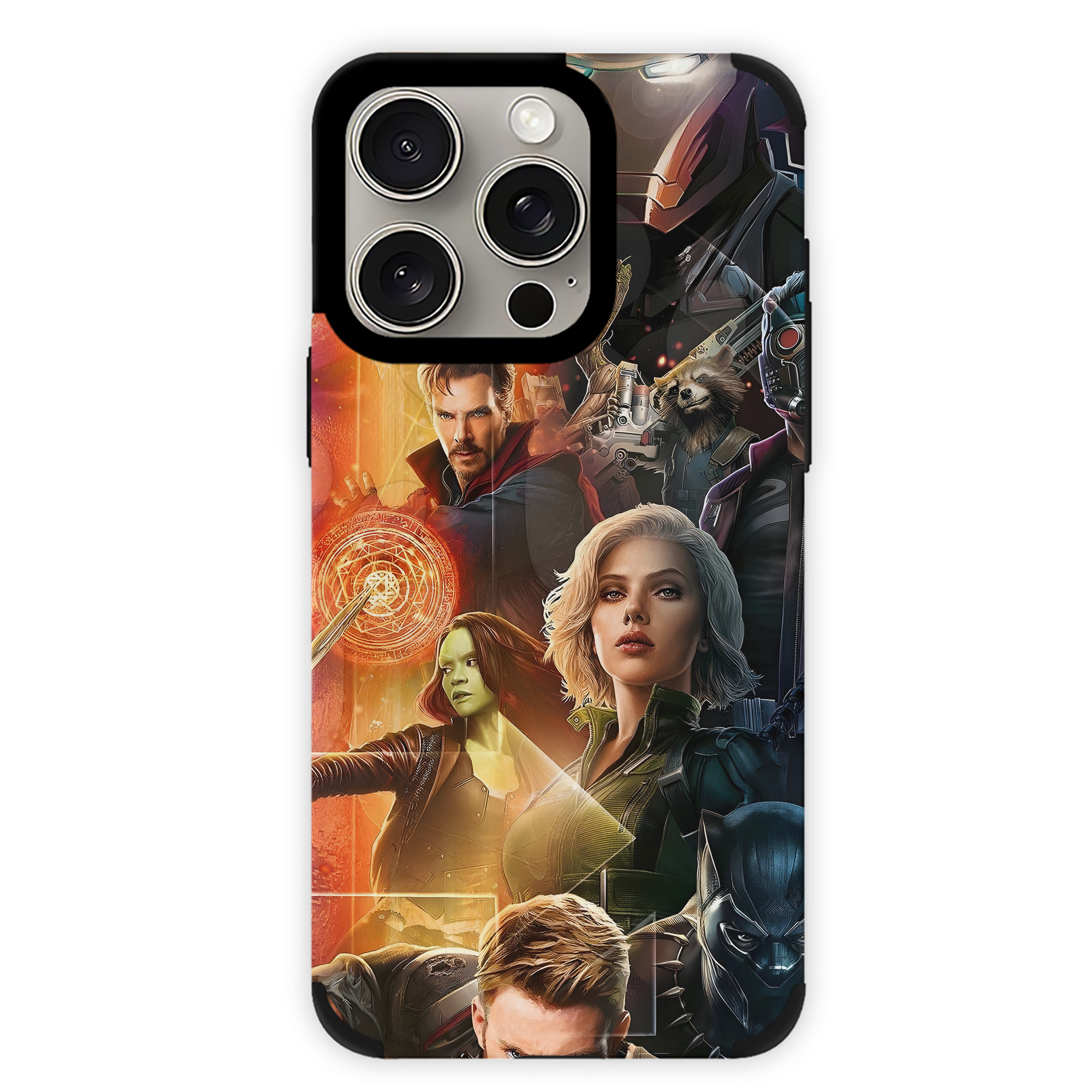 （画像用） アベンジャーズ The Avengers 【iPhone15ProMax対応】 PUレザー スマホケース 耐衝撃＆黄変防止