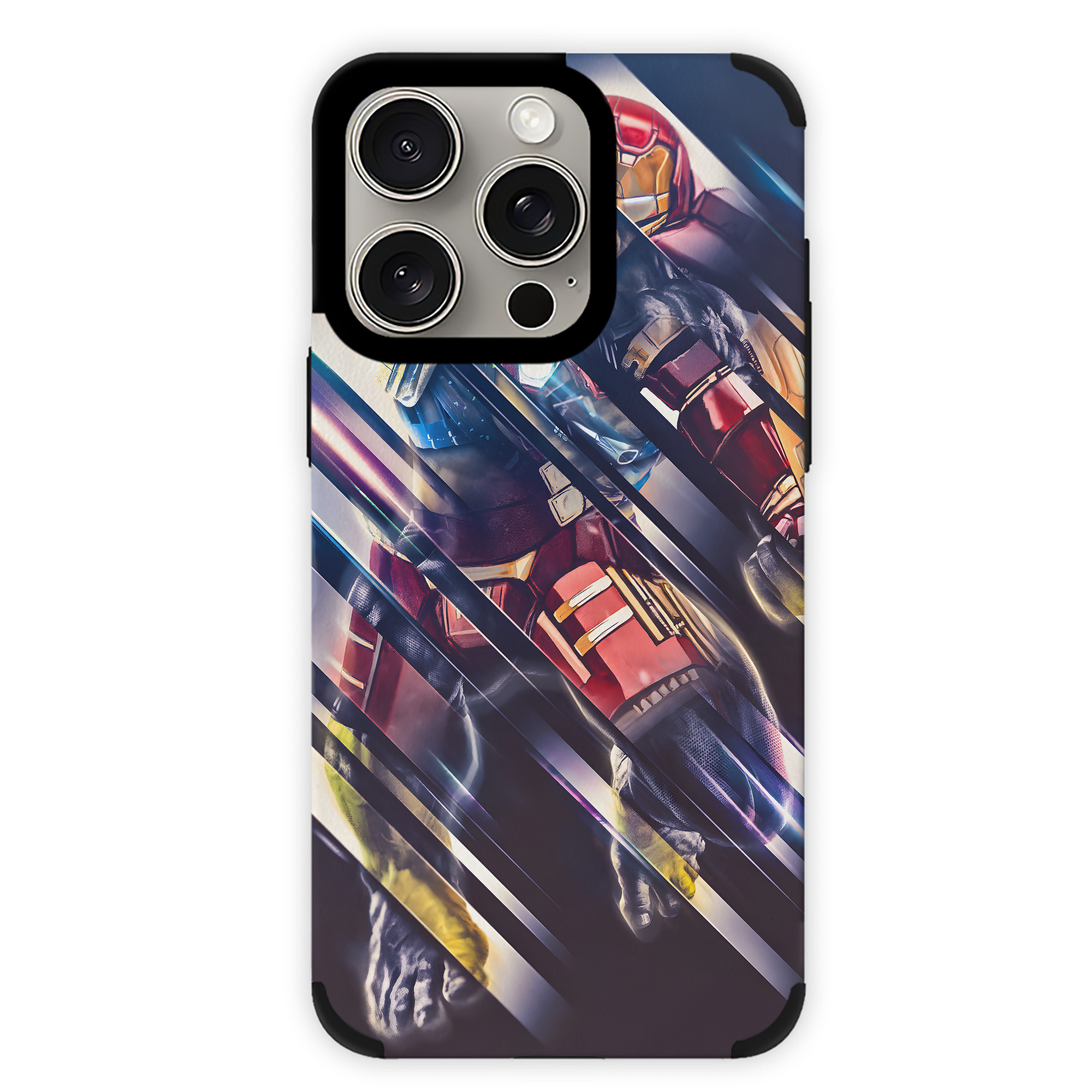 （画像用） アベンジャーズ The Avengers 【iPhone15ProMax対応】 PUレザー スマホケース 耐衝撃＆黄変防止