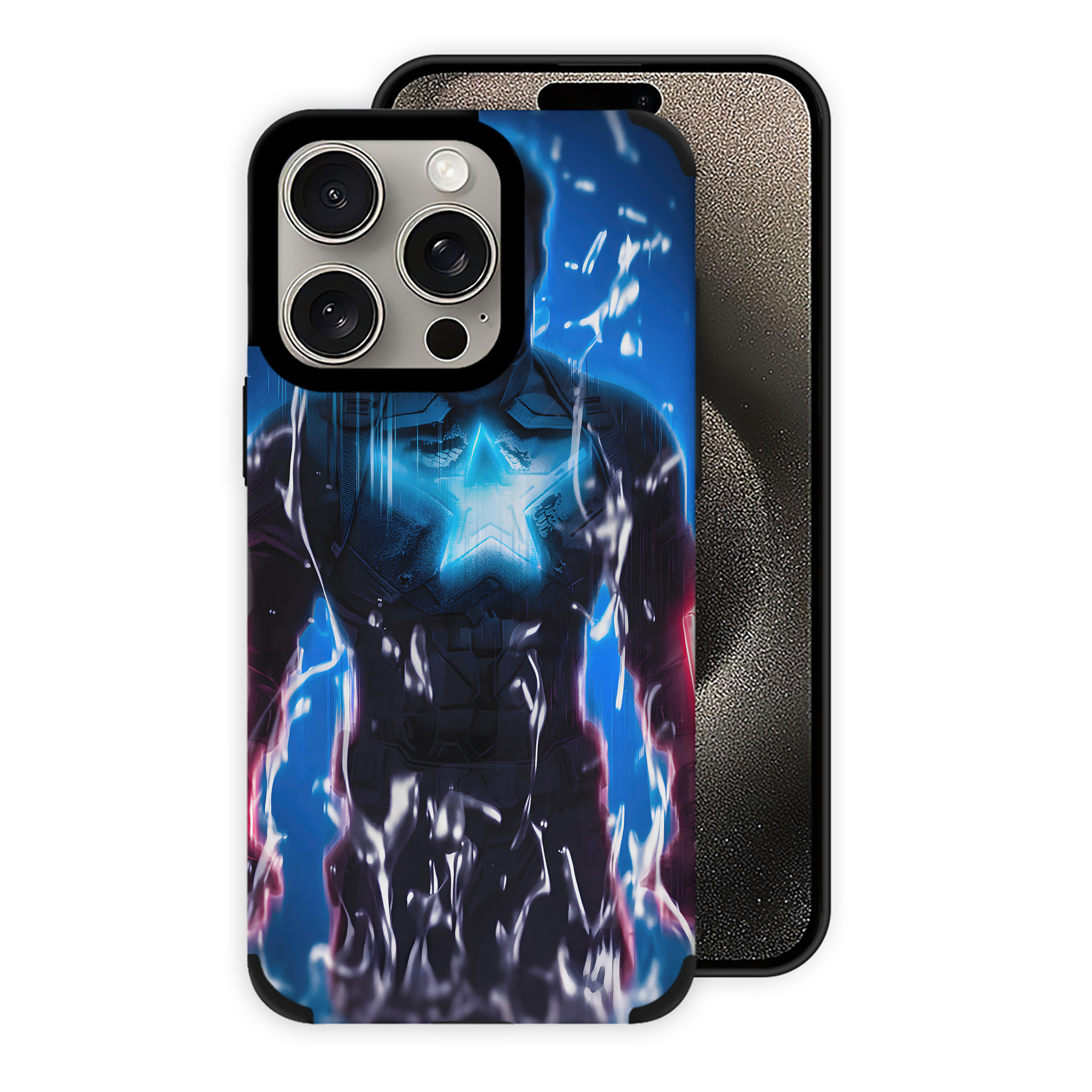 （画像用） アベンジャーズ The Avengers 【iPhone15ProMax対応】 PUレザー スマホケース 耐衝撃＆黄変防止