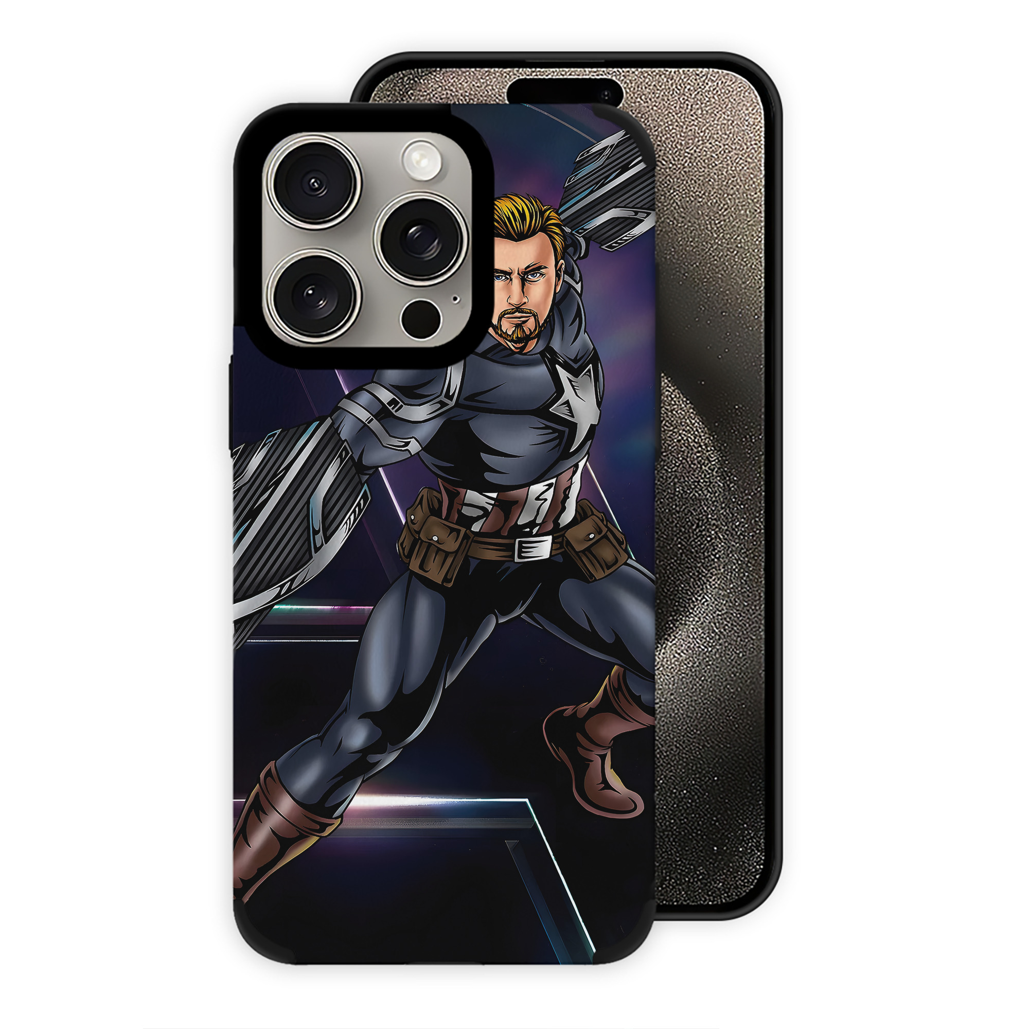 （画像用） アベンジャーズ The Avengers 【iPhone15ProMax対応】 PUレザー スマホケース 耐衝撃＆黄変防止