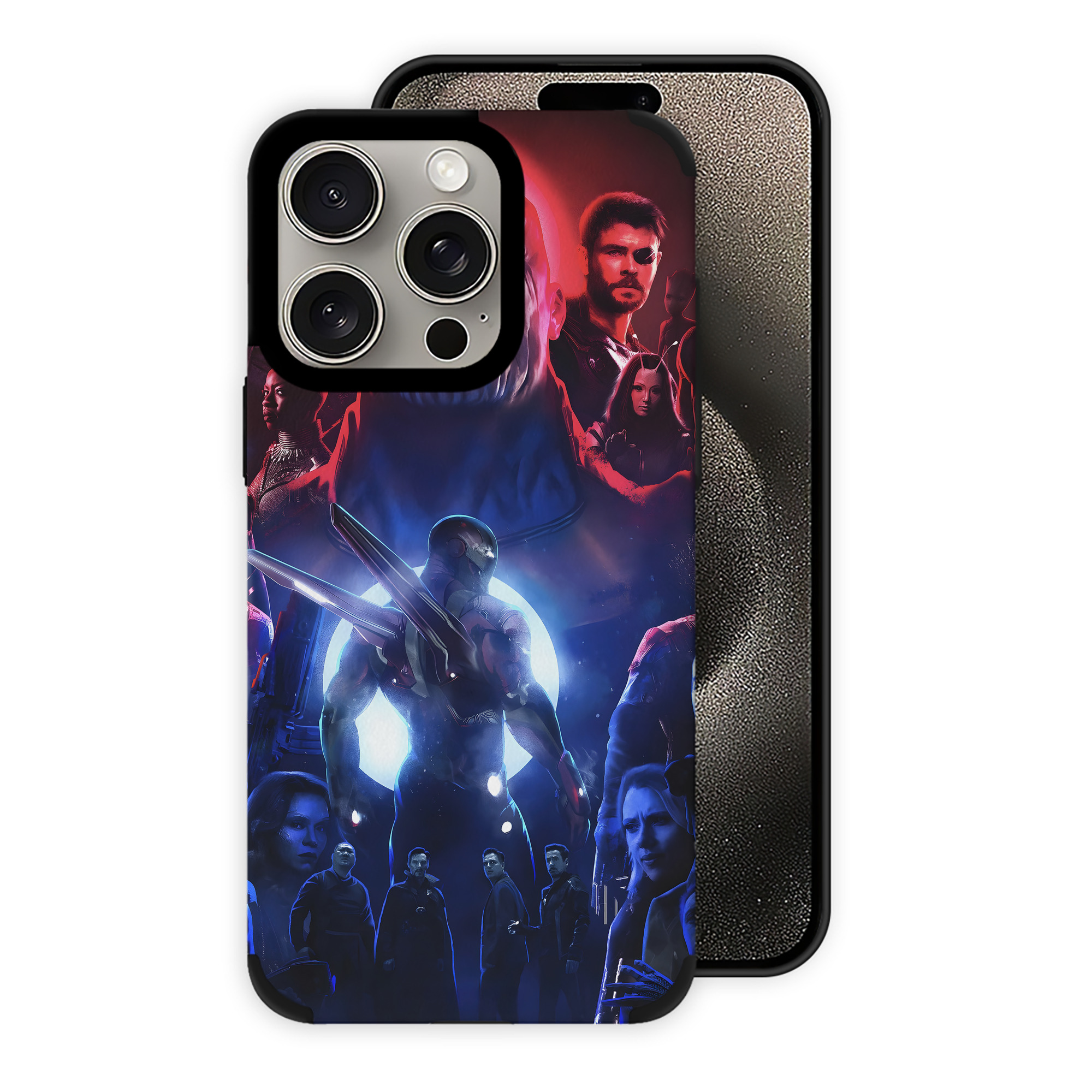 （画像用） アベンジャーズ The Avengers 【iPhone15ProMax対応】 PUレザー スマホケース 耐衝撃＆黄変防止
