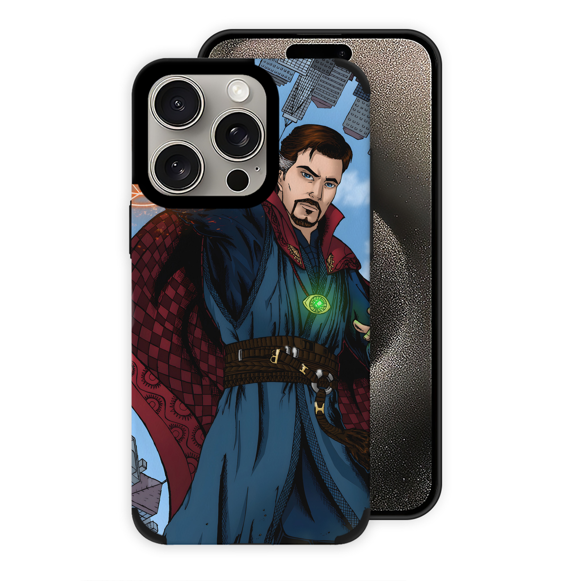 （画像用） アベンジャーズ The Avengers 【iPhone15ProMax対応】 PUレザー スマホケース 耐衝撃＆黄変防止
