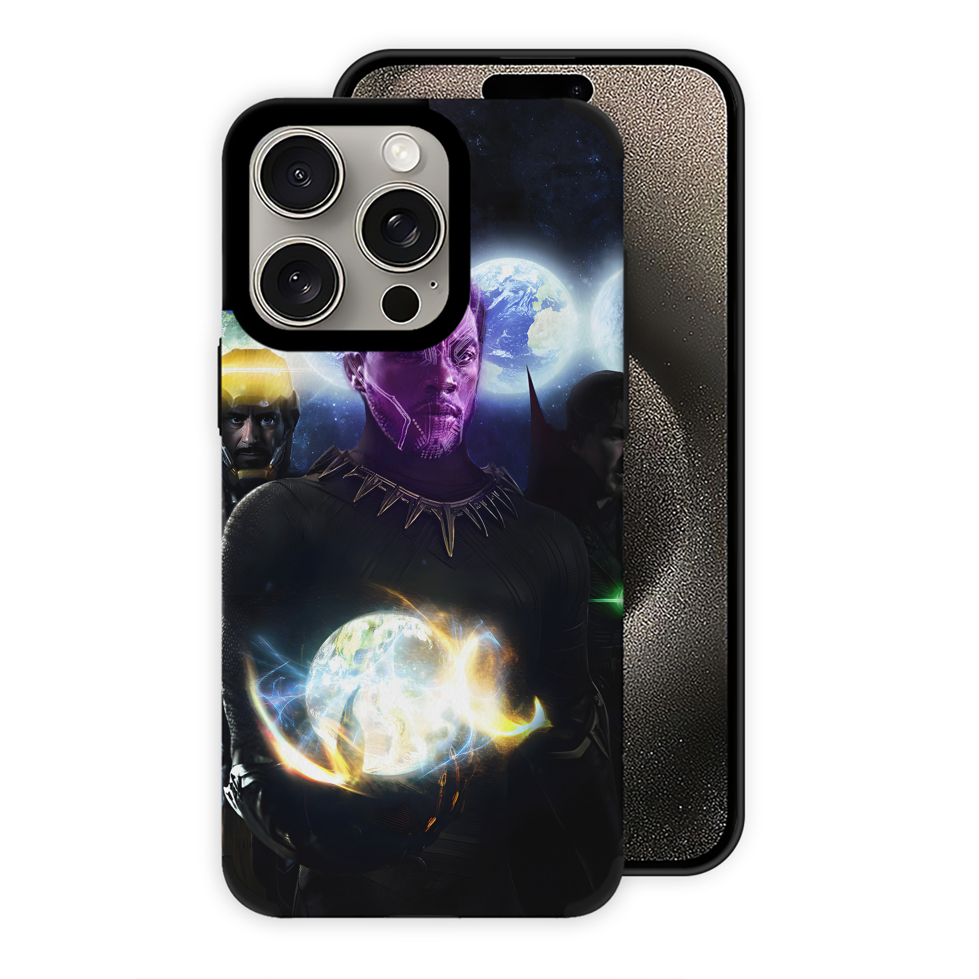（画像用） アベンジャーズ The Avengers 【iPhone15ProMax対応】 PUレザー スマホケース 耐衝撃＆黄変防止