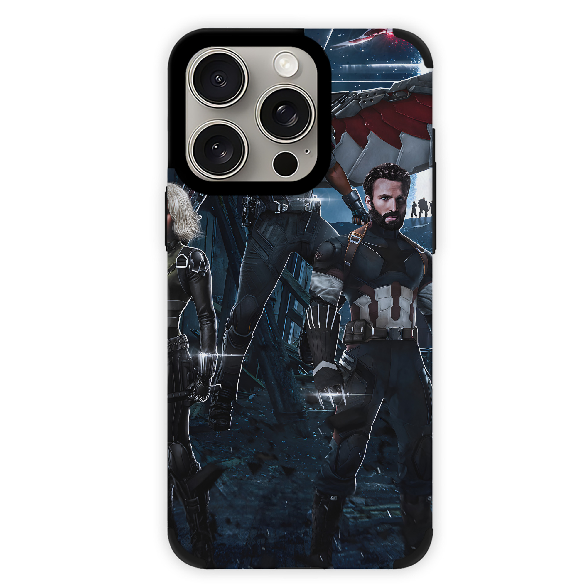 （画像用） アベンジャーズ The Avengers 【iPhone15ProMax対応】 PUレザー スマホケース 耐衝撃＆黄変防止