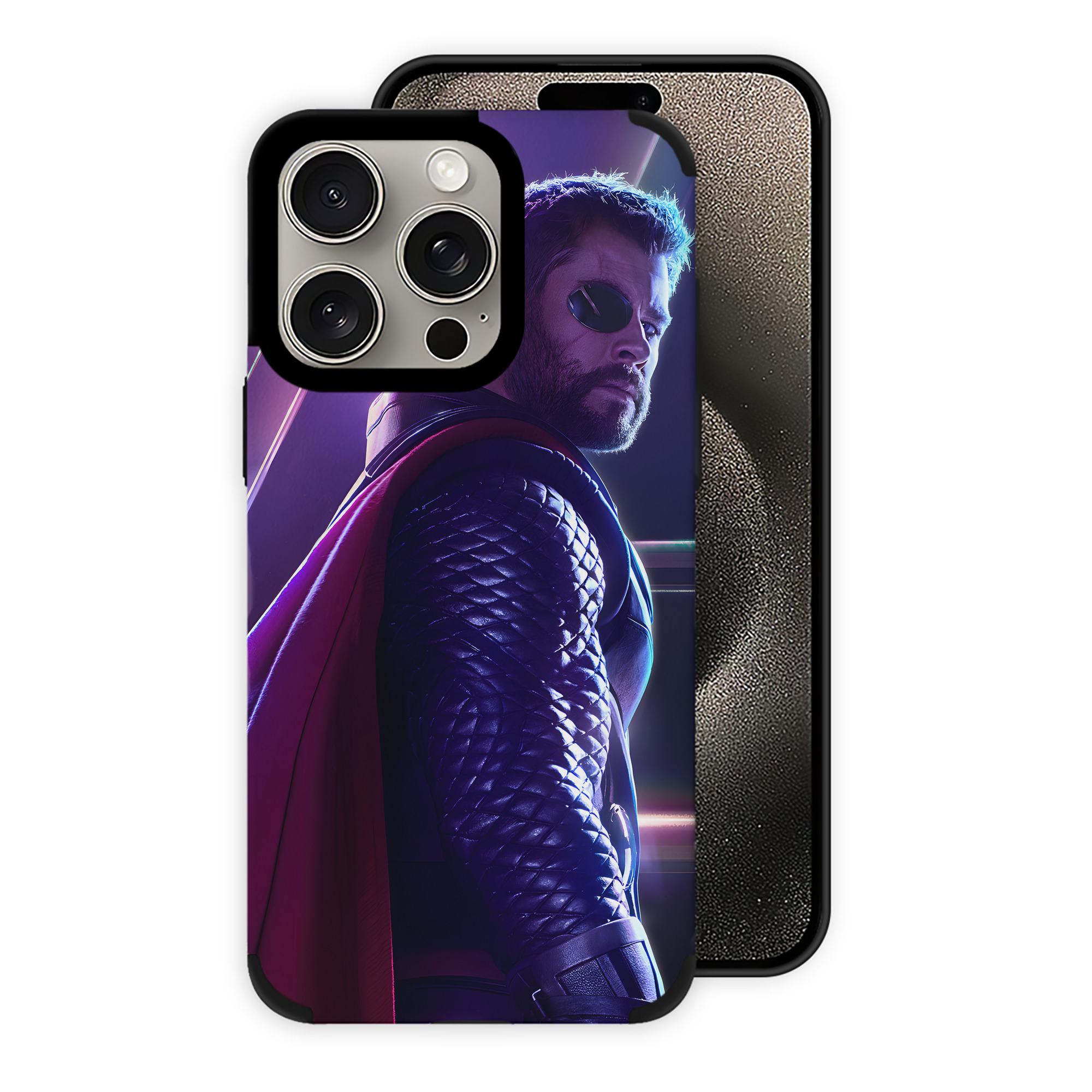（画像用） アベンジャーズ The Avengers 【iPhone15ProMax対応】 PUレザー スマホケース 耐衝撃＆黄変防止
