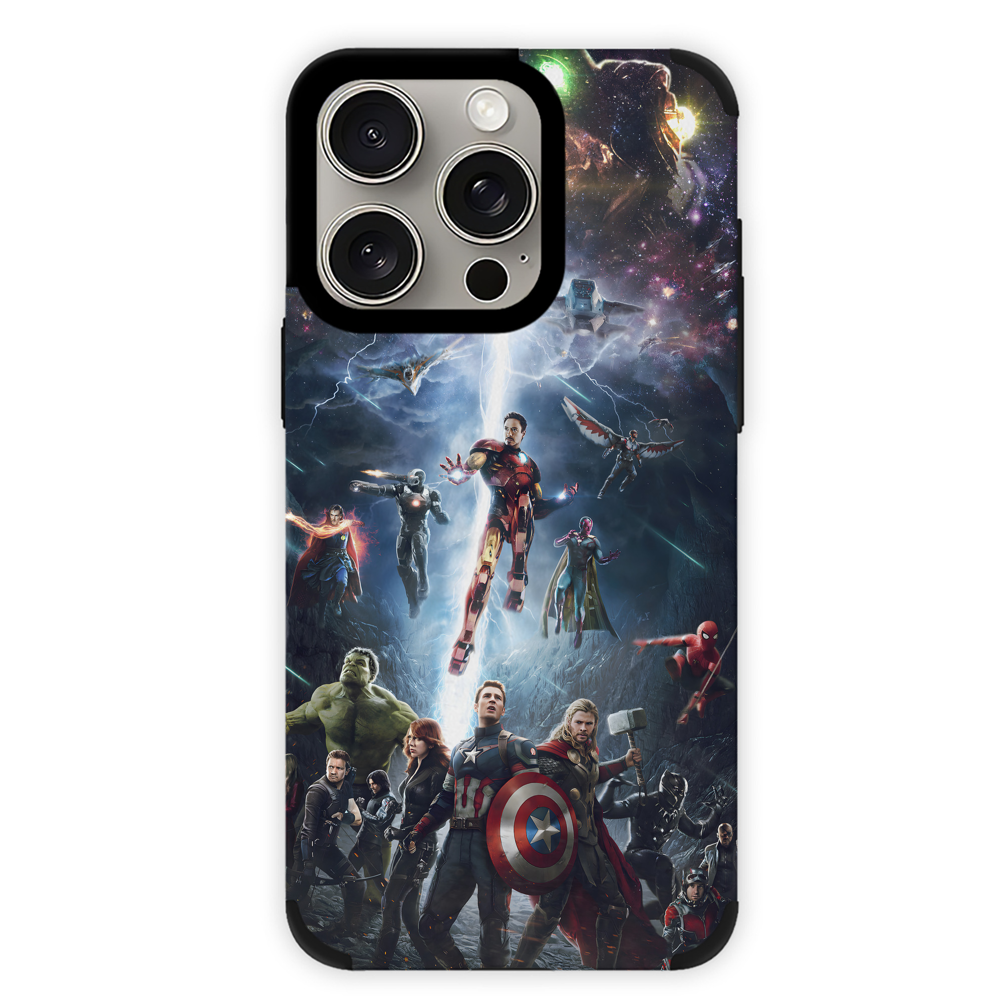 （画像用） アベンジャーズ The Avengers 【iPhone15ProMax対応】 PUレザー スマホケース 耐衝撃＆黄変防止