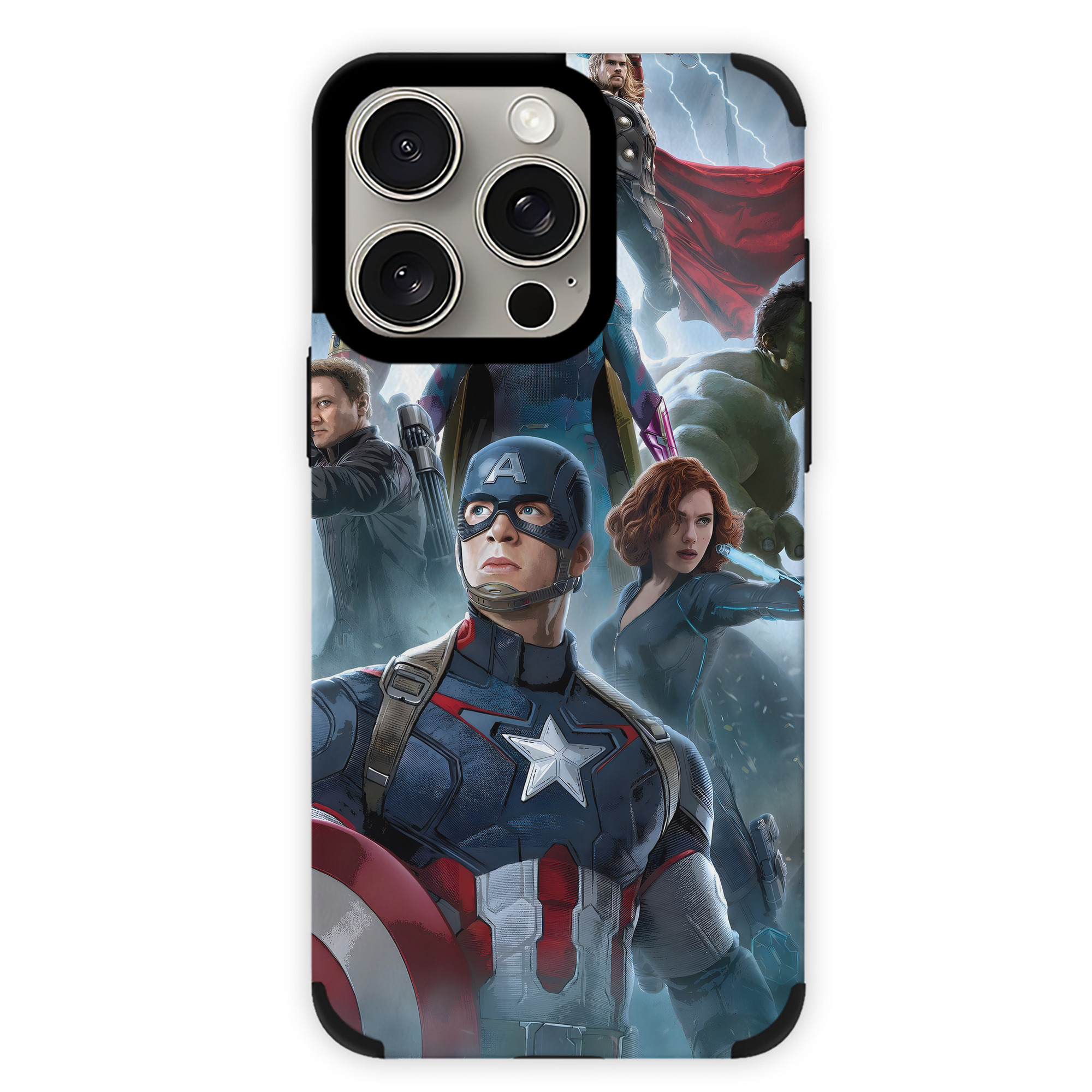 （画像用） アベンジャーズ The Avengers 【iPhone15ProMax対応】 PUレザー スマホケース 耐衝撃＆黄変防止