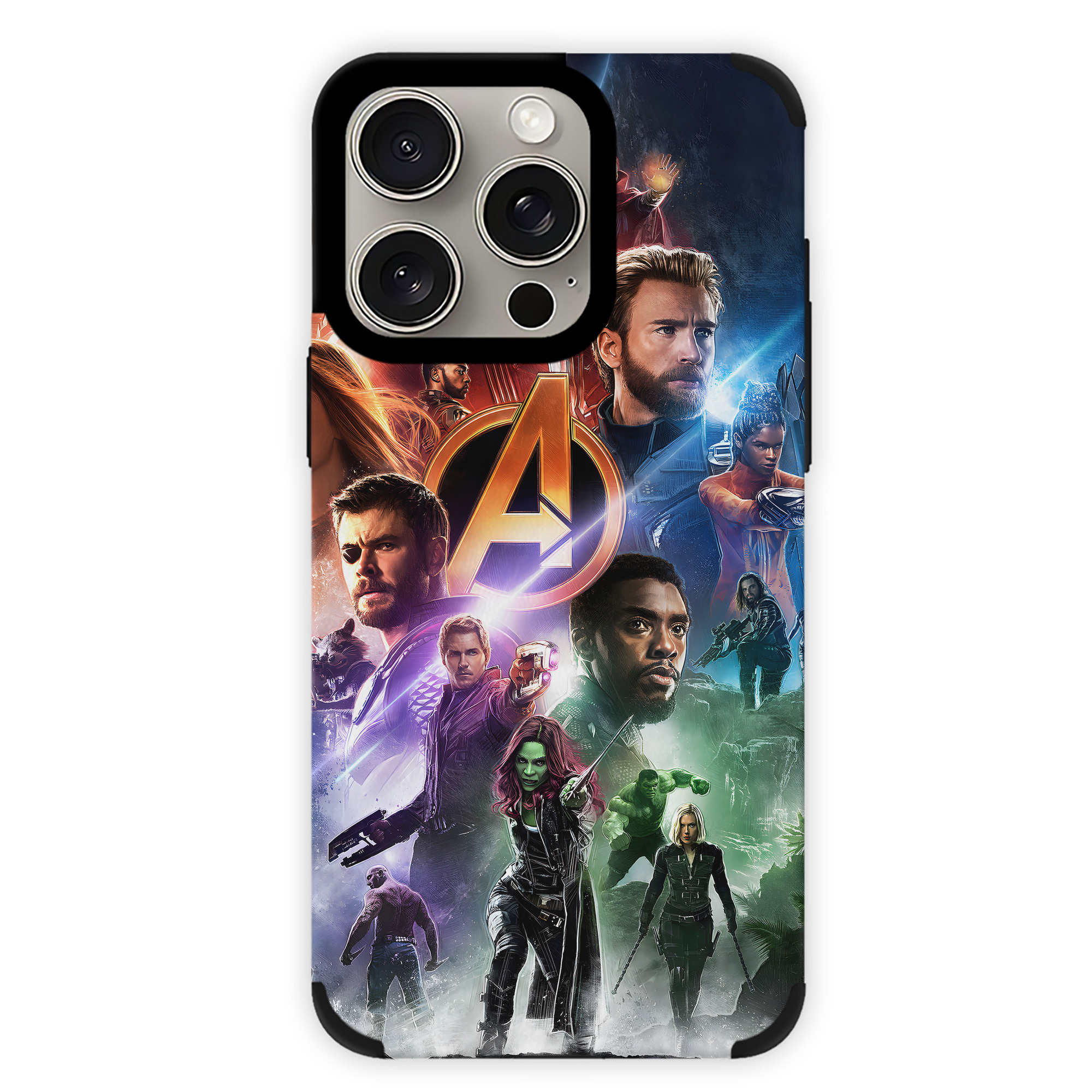 （画像用） アベンジャーズ The Avengers 【iPhone15ProMax対応】 PUレザー スマホケース 耐衝撃＆黄変防止