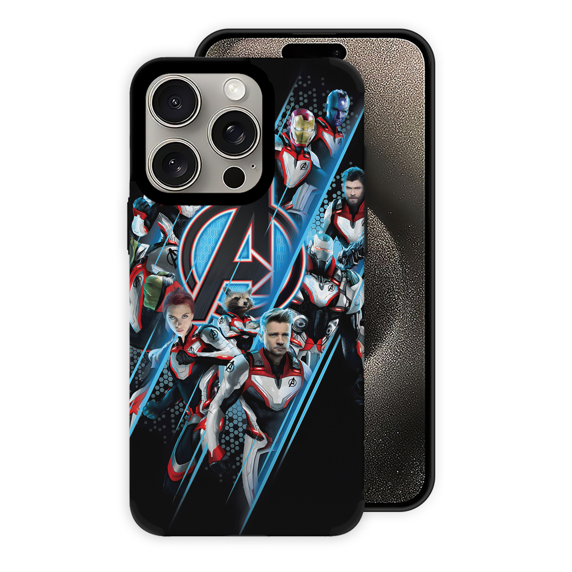 （画像用） アベンジャーズ The Avengers 【iPhone15ProMax対応】 PUレザー スマホケース 耐衝撃＆黄変防止