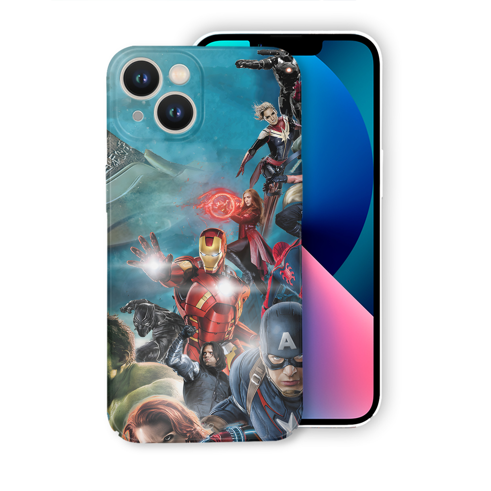 （画像用） アベンジャーズ The Avengers 【iPhone 14シリーズ対応】ハードケース