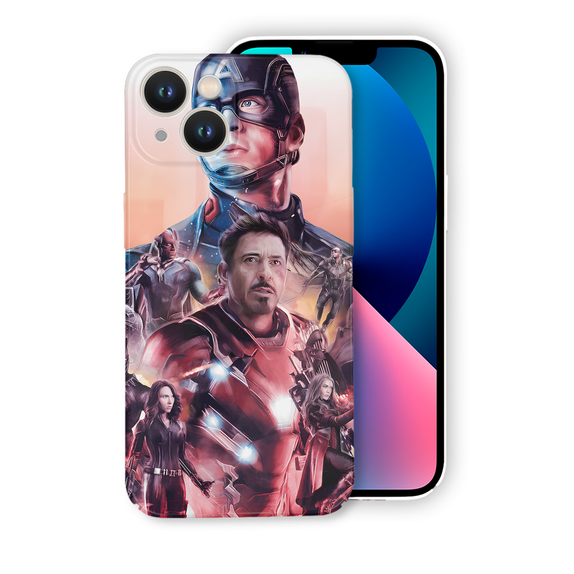（画像用） アベンジャーズ The Avengers 【iPhone 14シリーズ対応】ハードケース