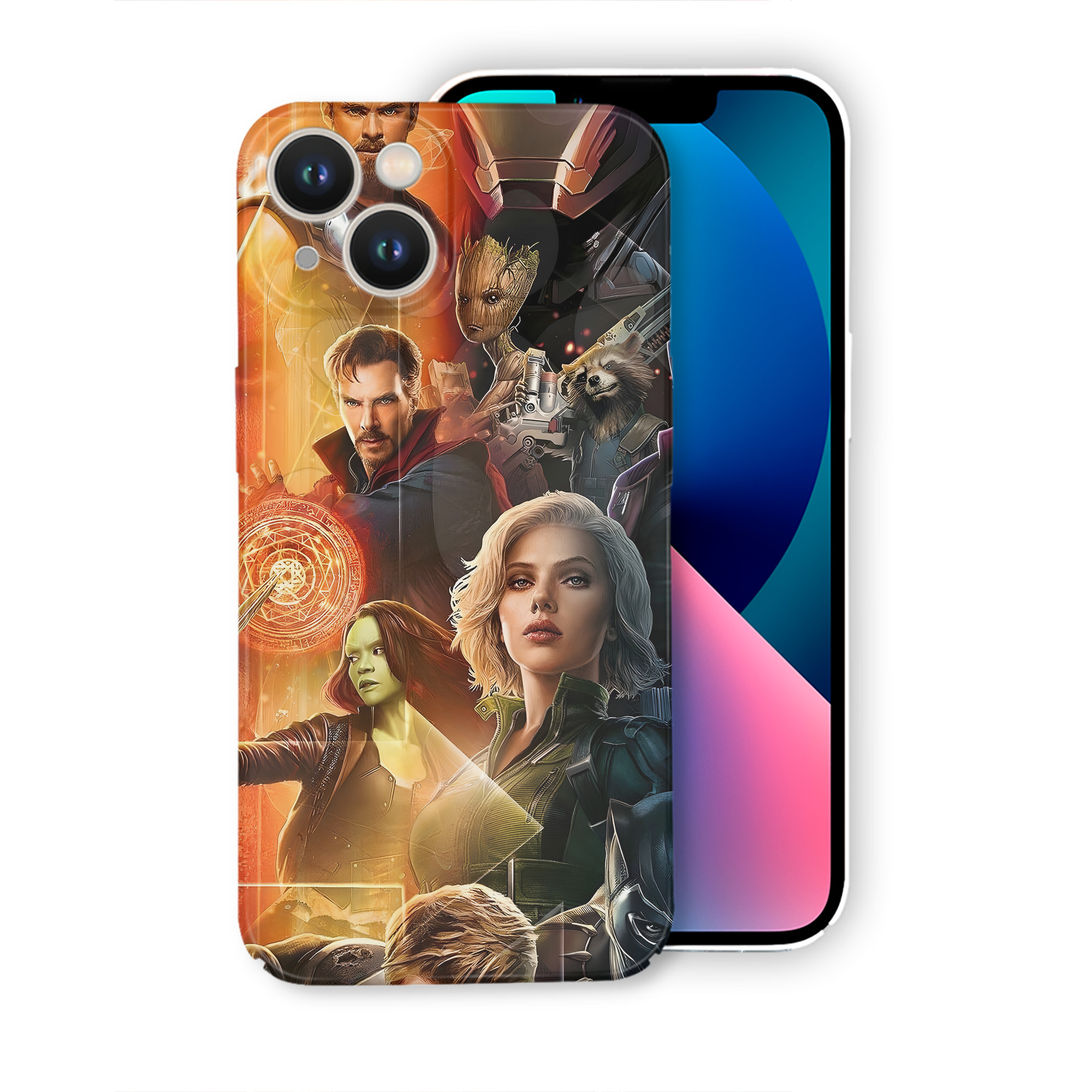 （画像用） アベンジャーズ The Avengers 【iPhone 14シリーズ対応】ハードケース